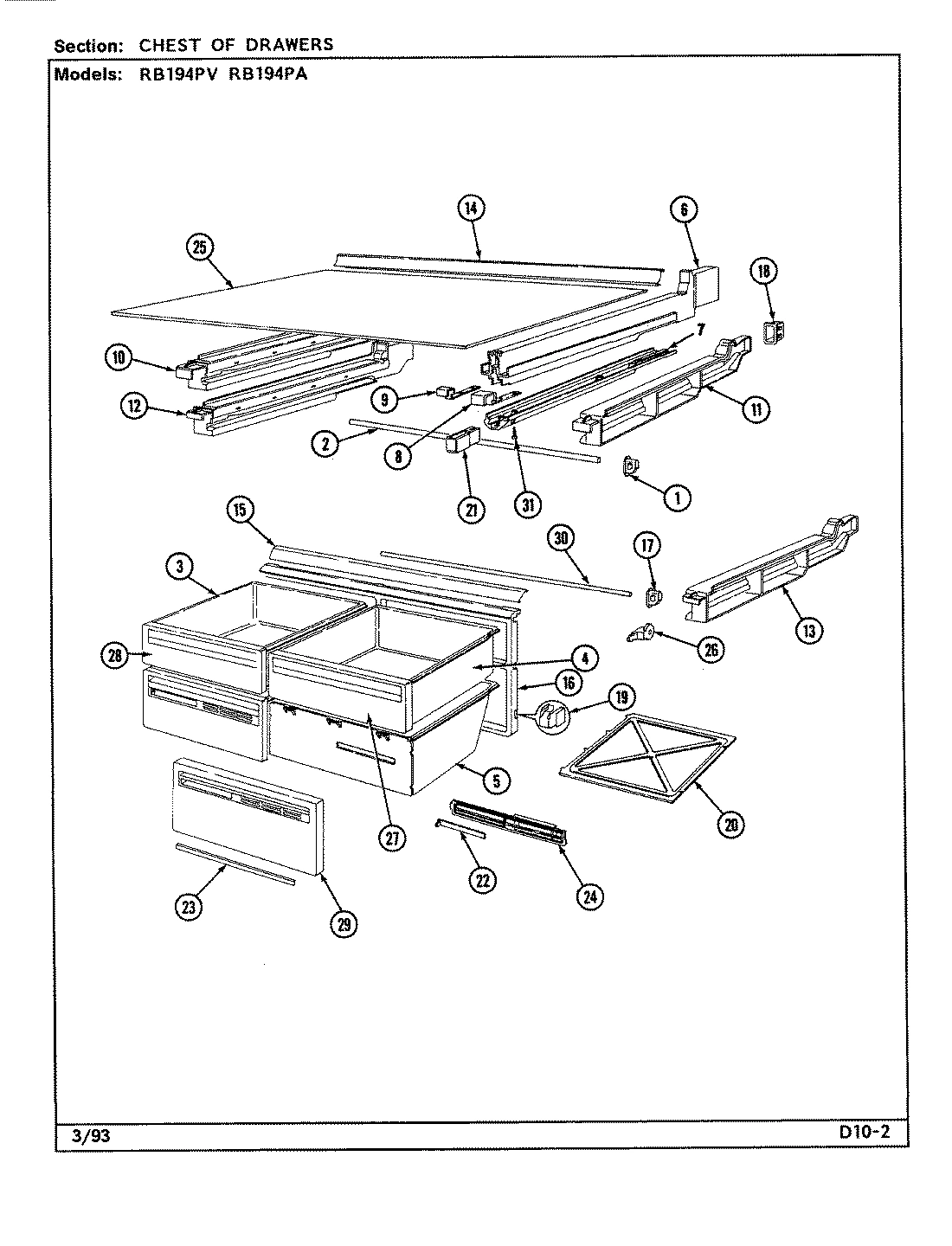 01 - CHEST OF DRAWERS