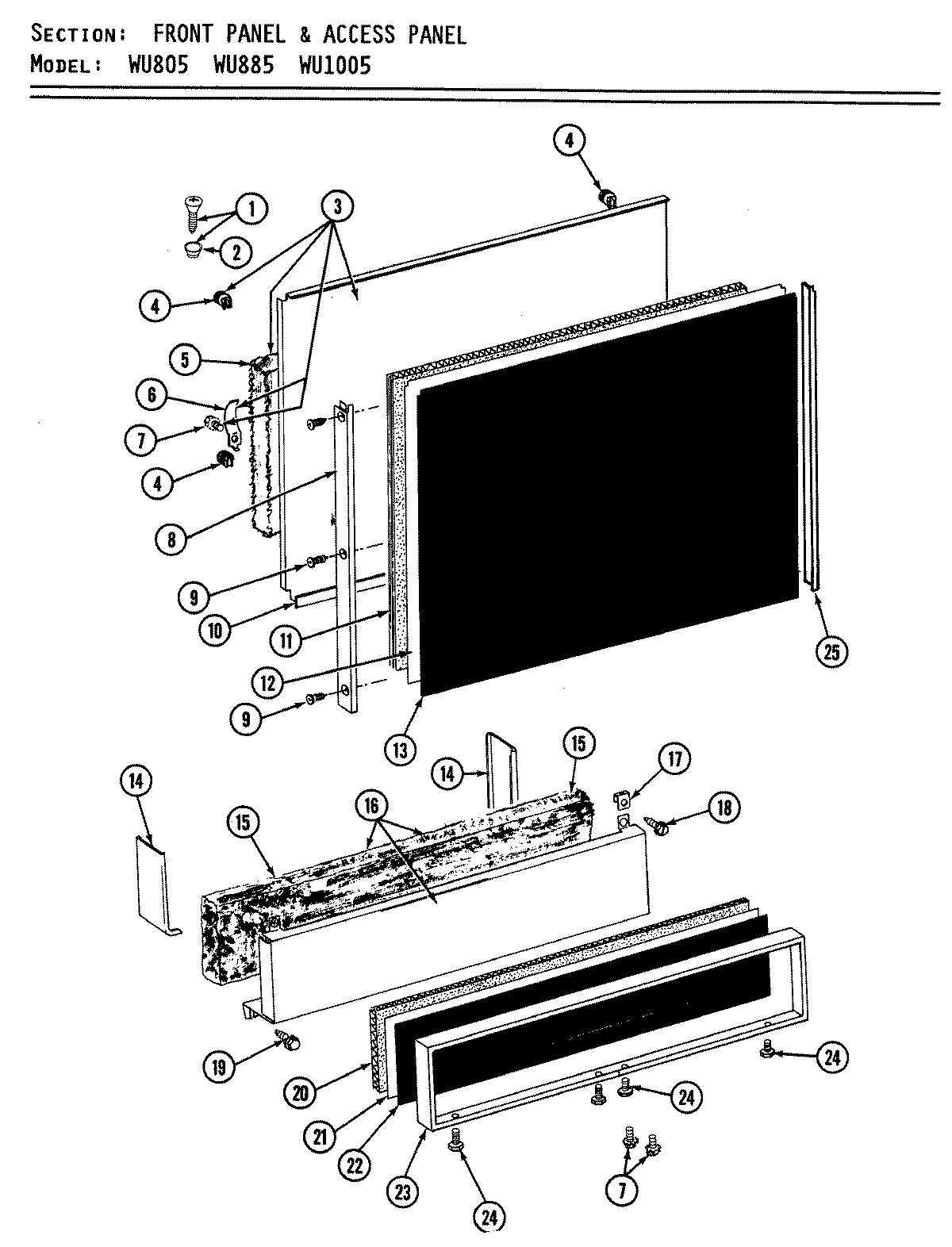 04 - FRONT PANEL & ACCESS PANEL