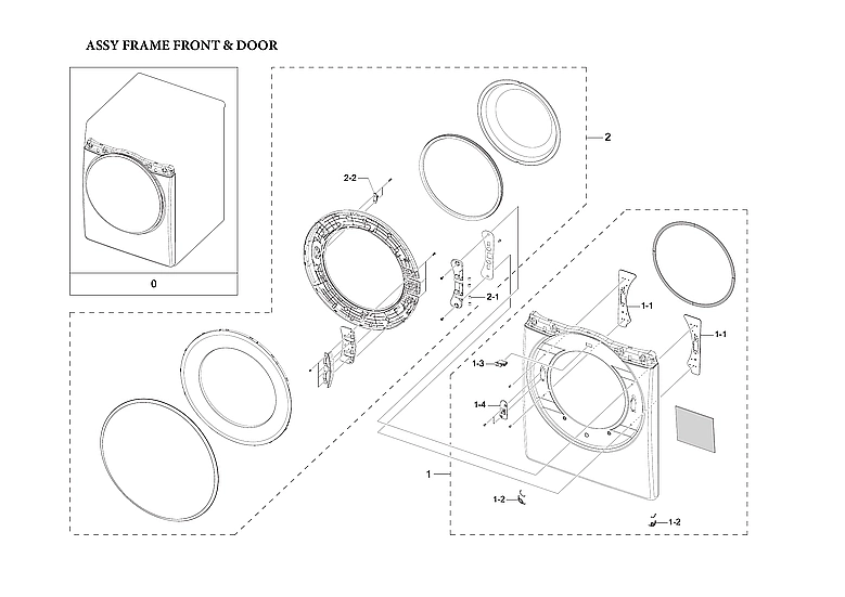 Front Frame/Door Assembly