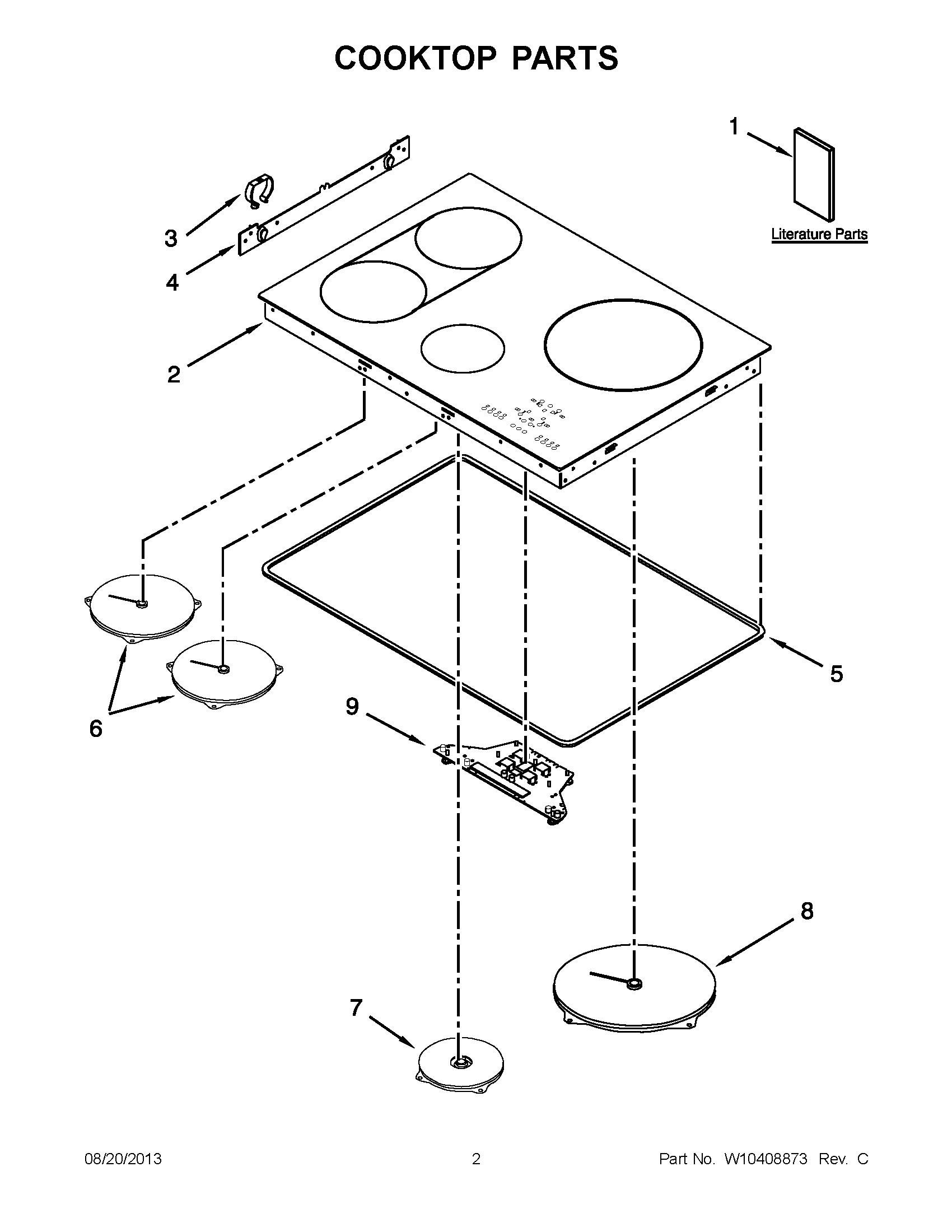 02 - COOKTOP PARTS