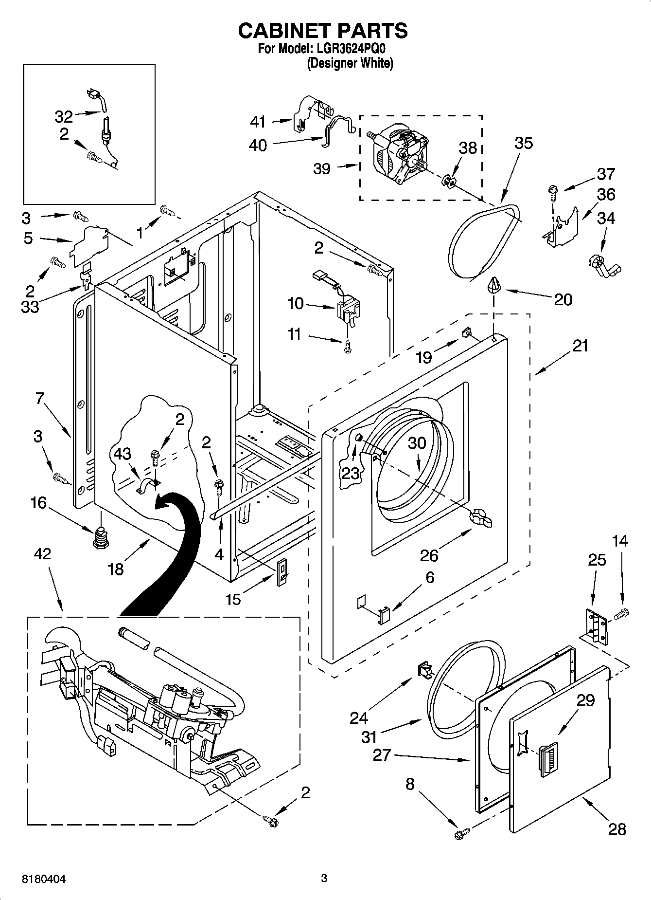 02 - CABINET PARTS