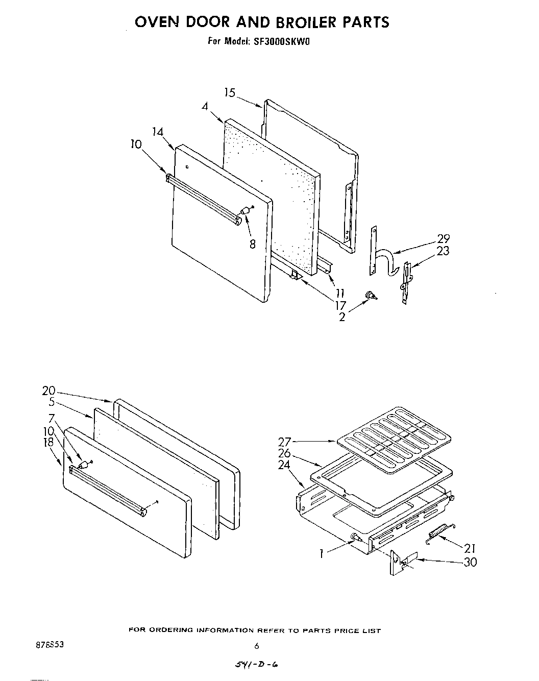 04 - OVEN DOOR AND BROILER