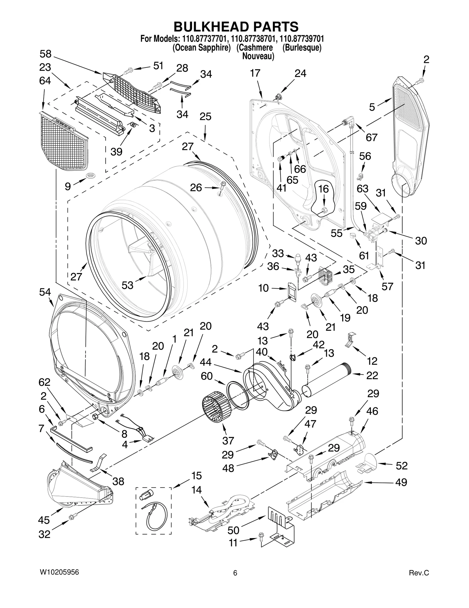 BULKHEAD PARTS