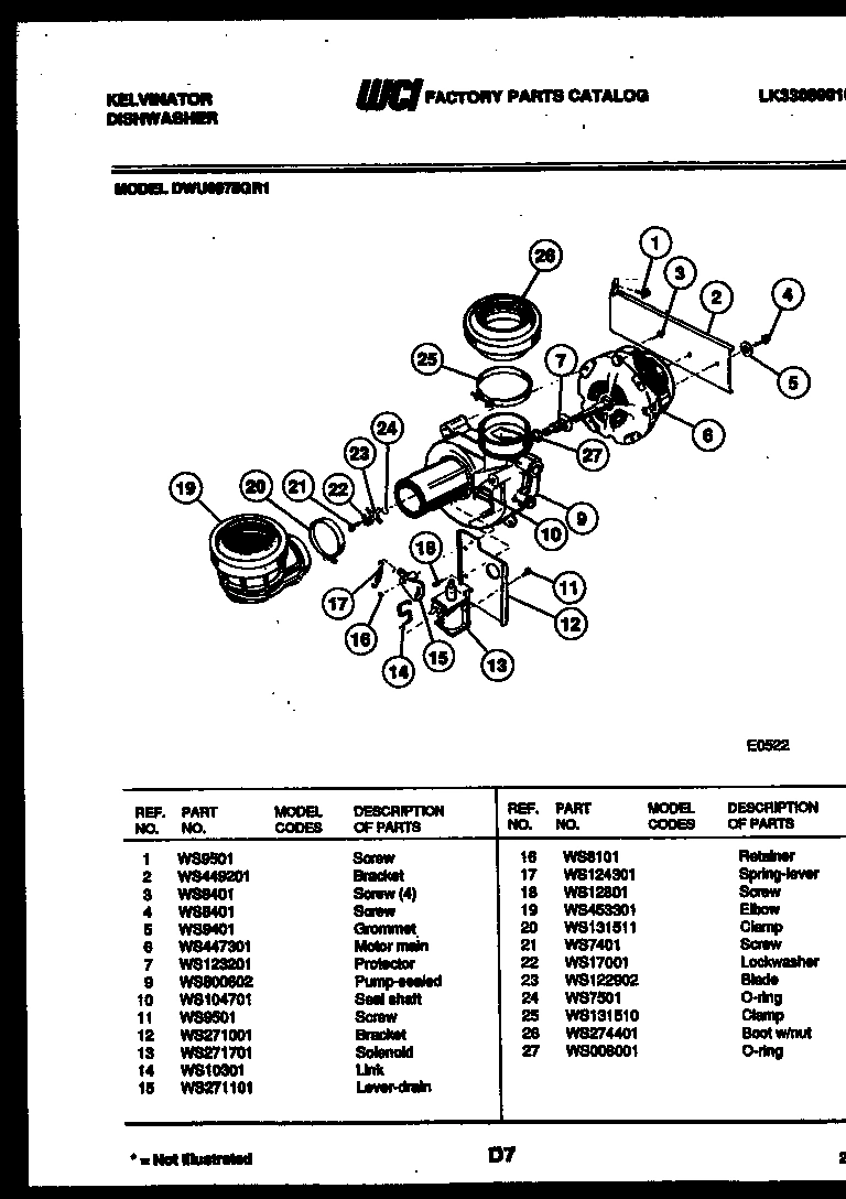 07 - MOTOR PUMP PARTS