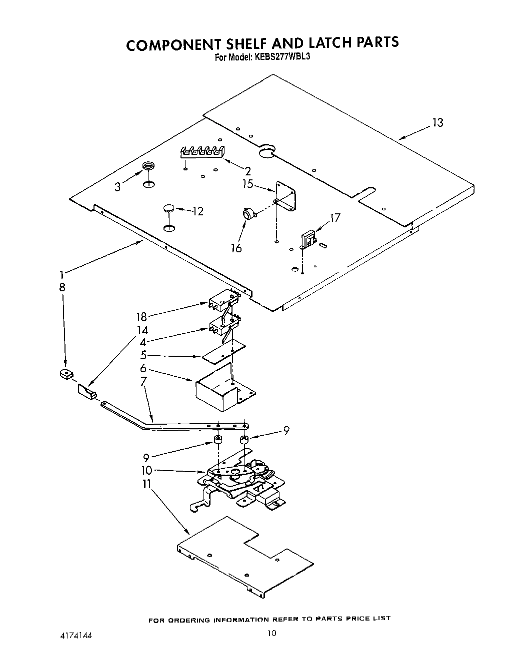 08 - COMPONENT SHELF AND LATCH