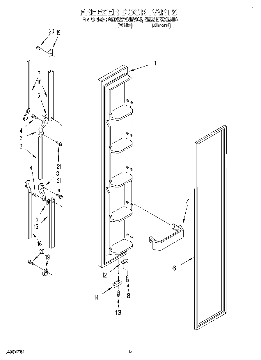 06 - FREEZER DOOR