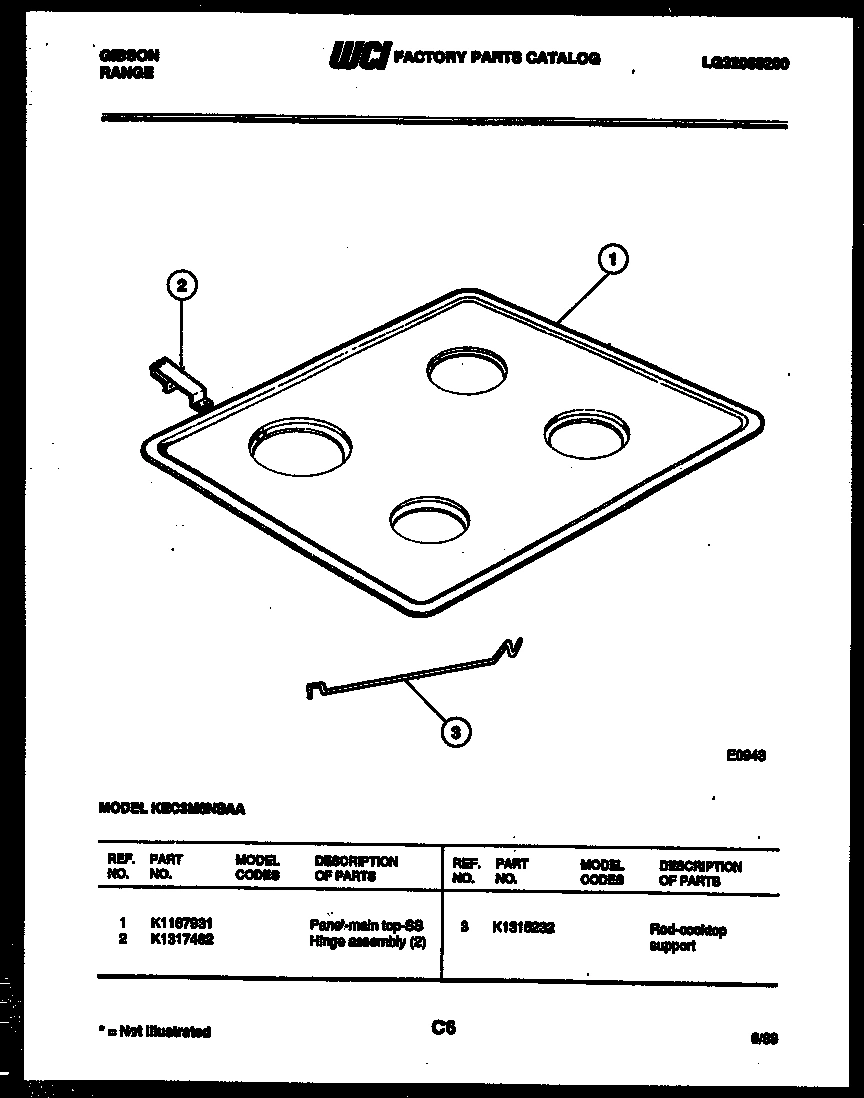 03 - COOKTOP PARTS