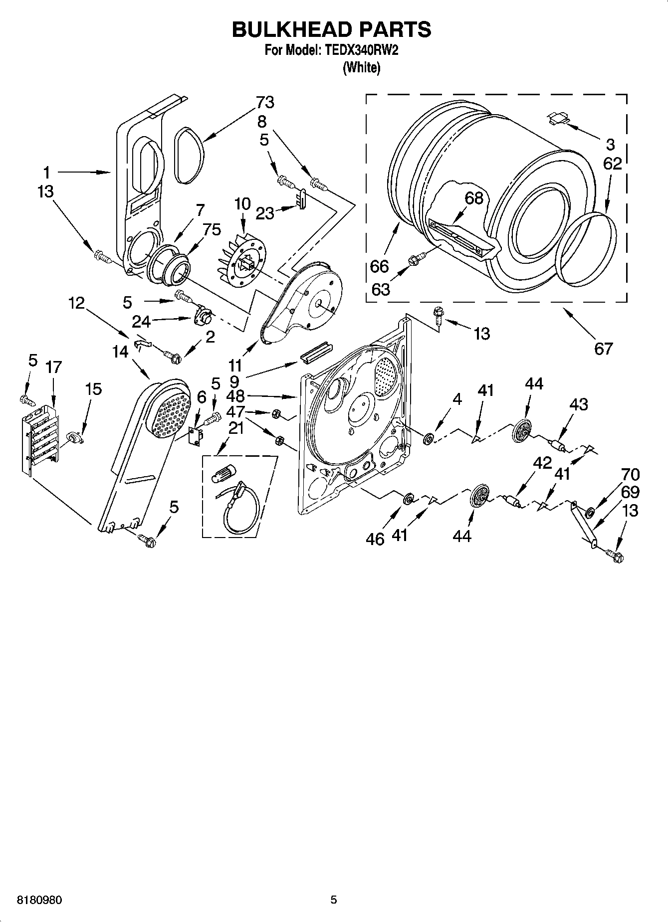03 - BULKHEAD PARTS, OPTIONAL PARTS (NOT INCLUDED)