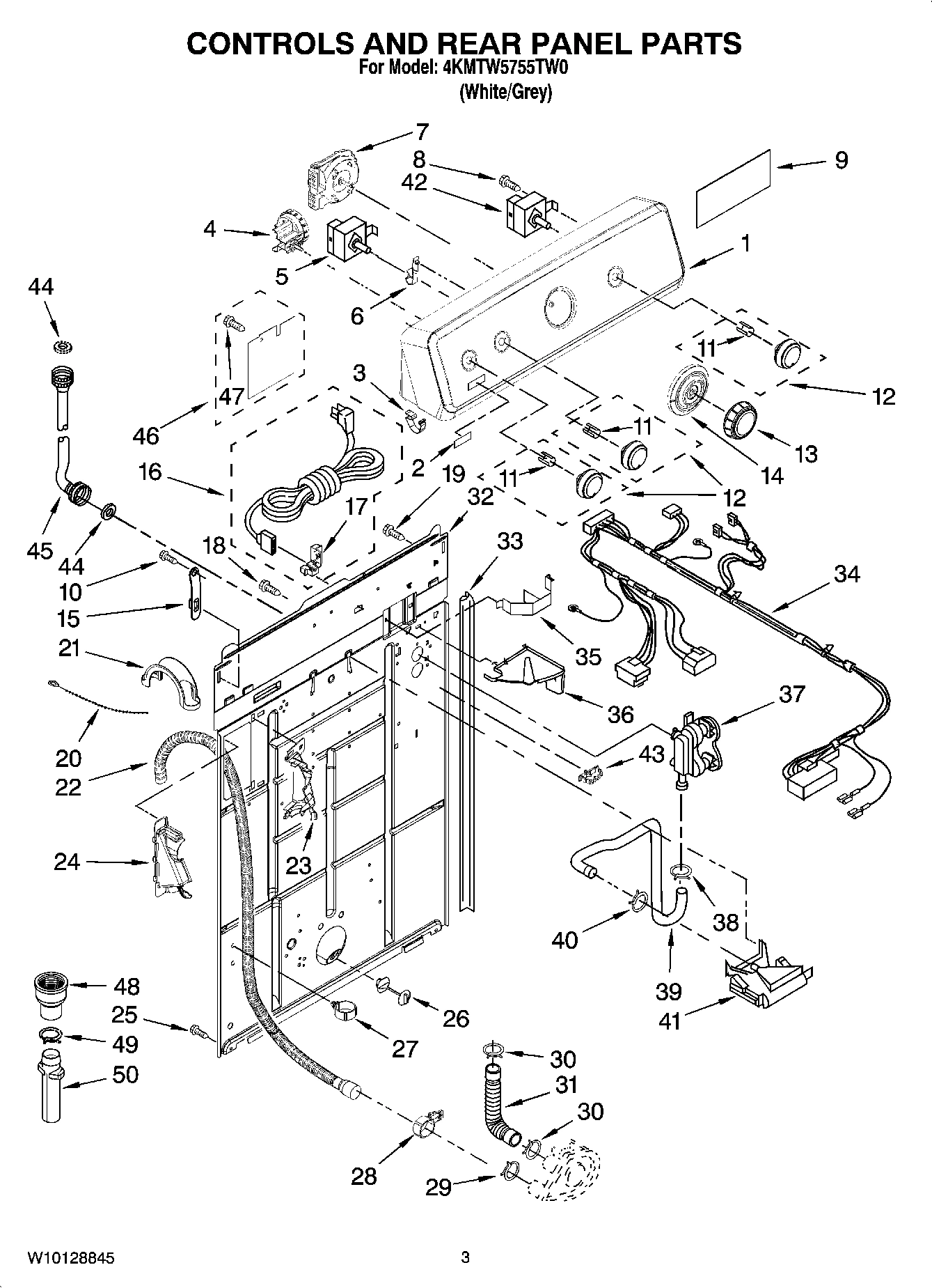 02 - CONTROLS AND REAR PANEL PARTS