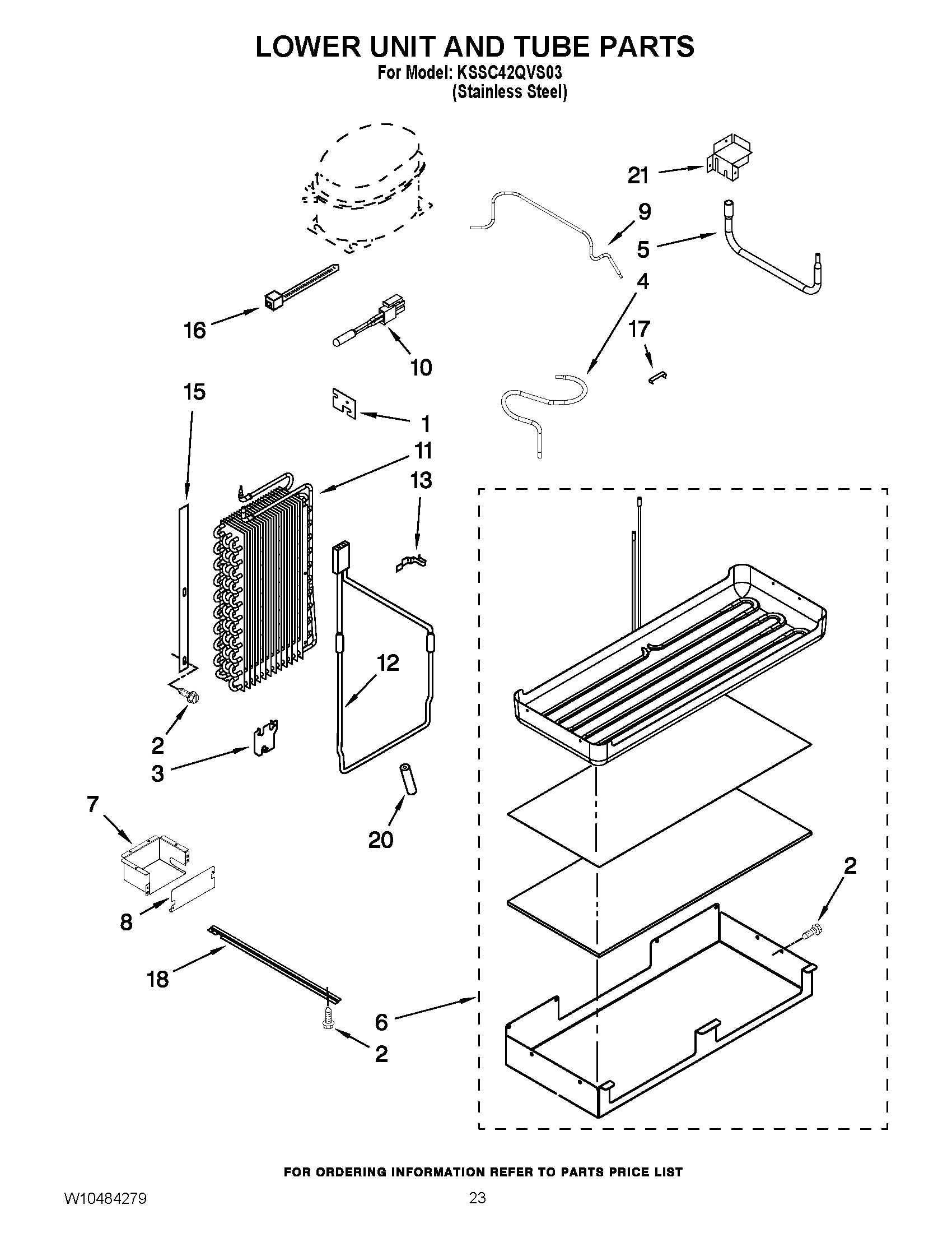 14 - LOWER UNIT AND TUBE PARTS