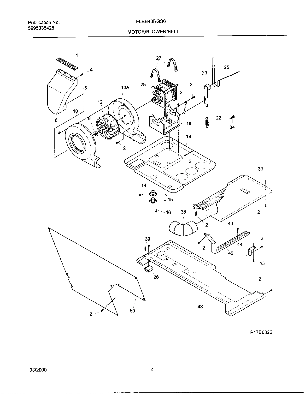 04 - MOTOR/BLOWER/BELT