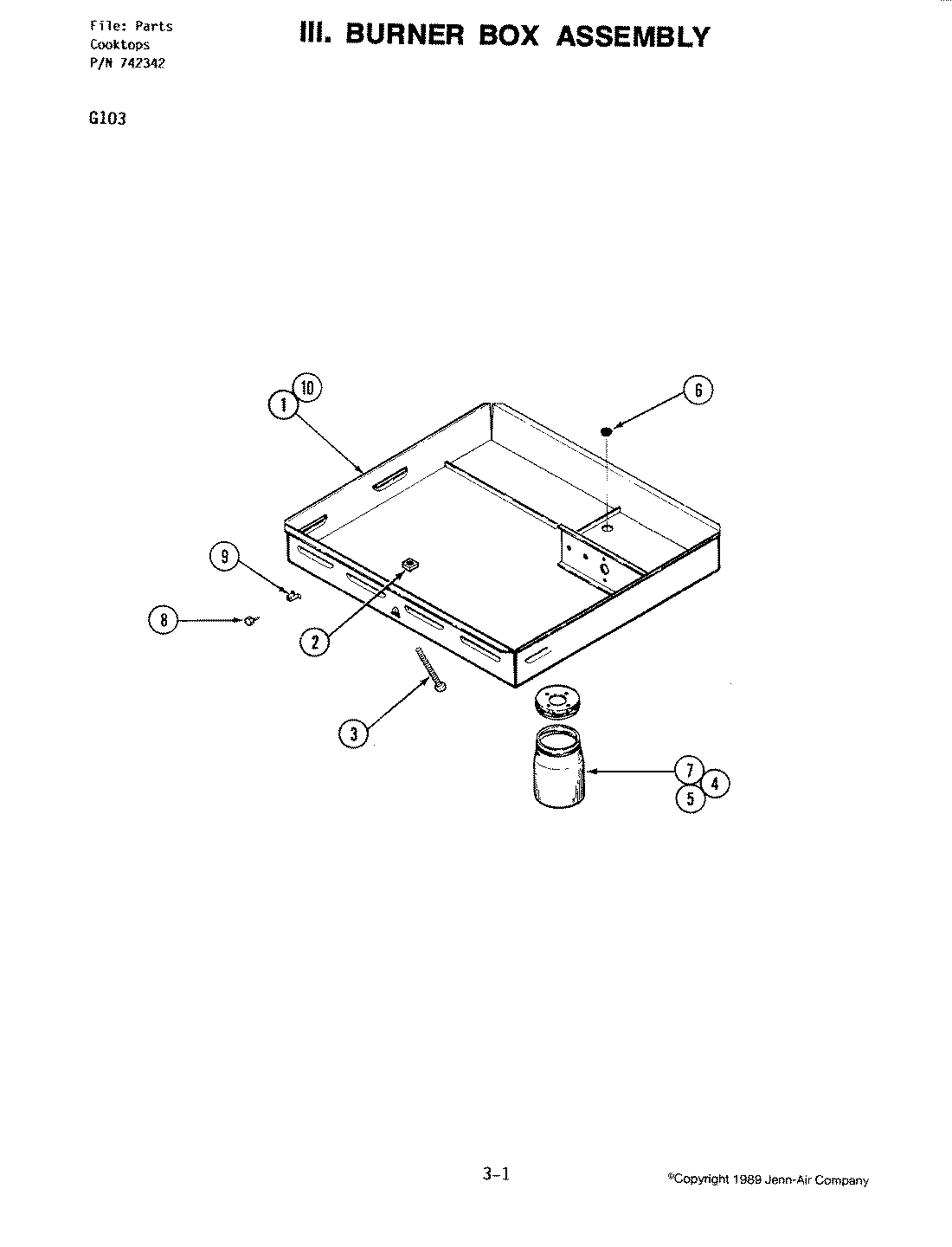 02 - BURNER BOX ASSEMBLY