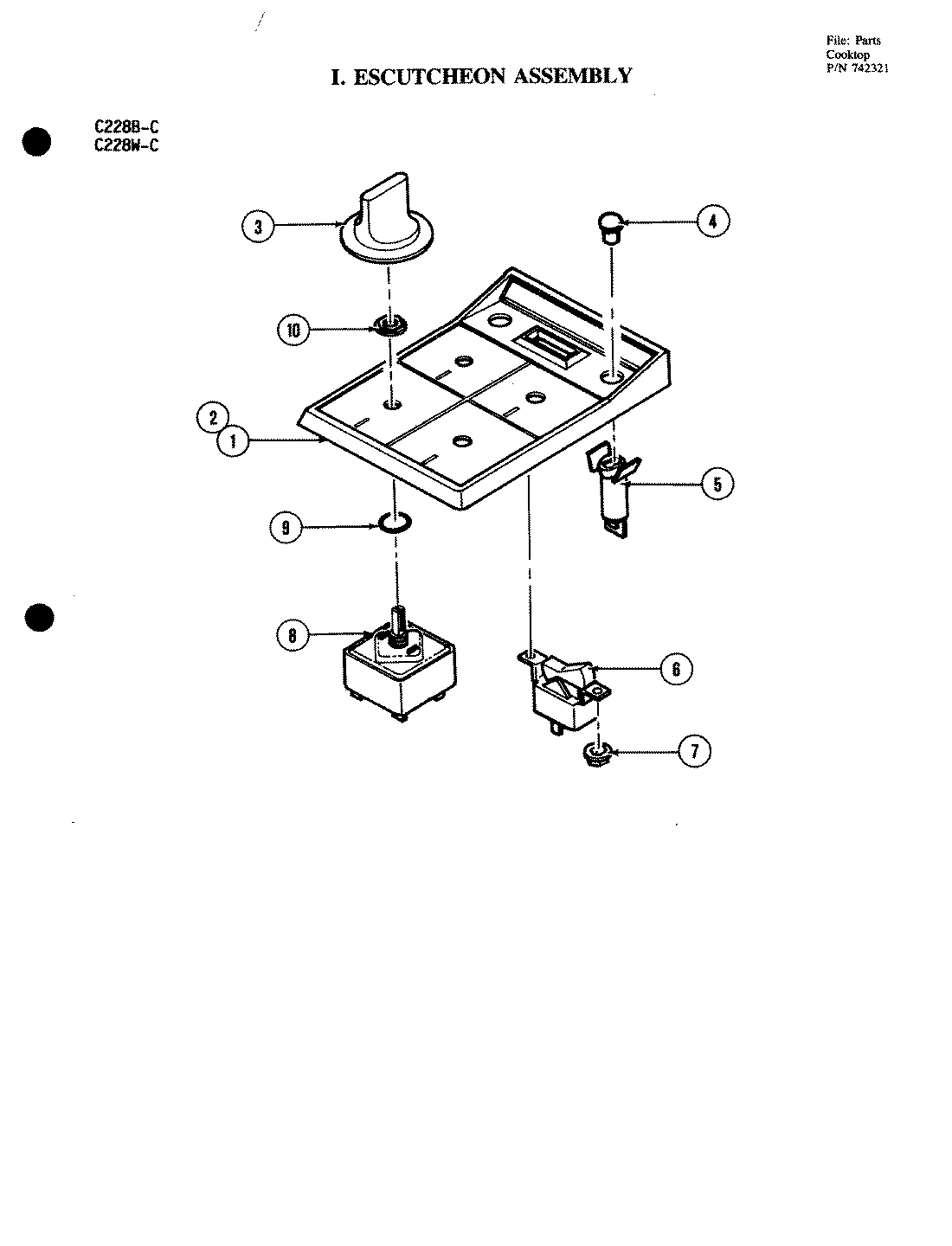 03 - ESCUTCHEON ASSEMBLY