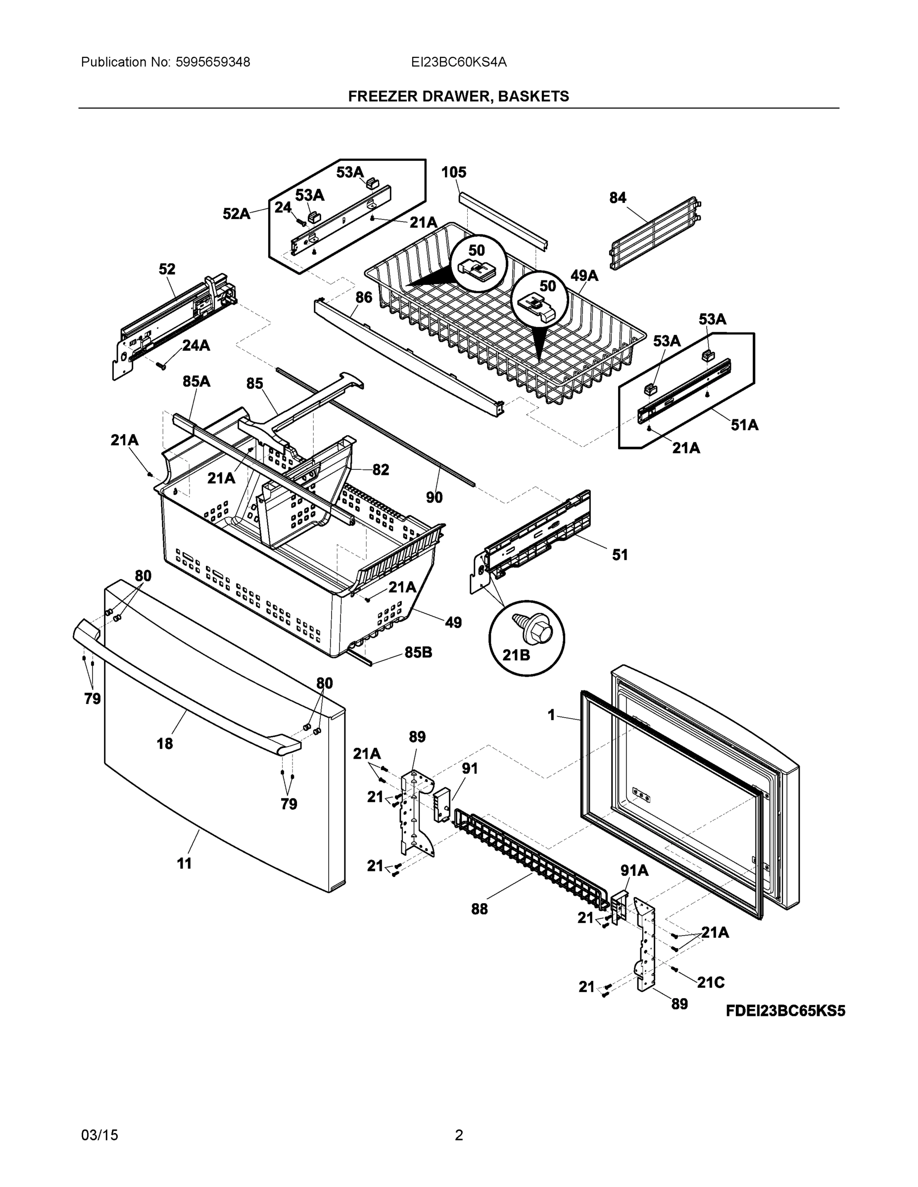 02 - FREEZER DRAWER, BASKETS