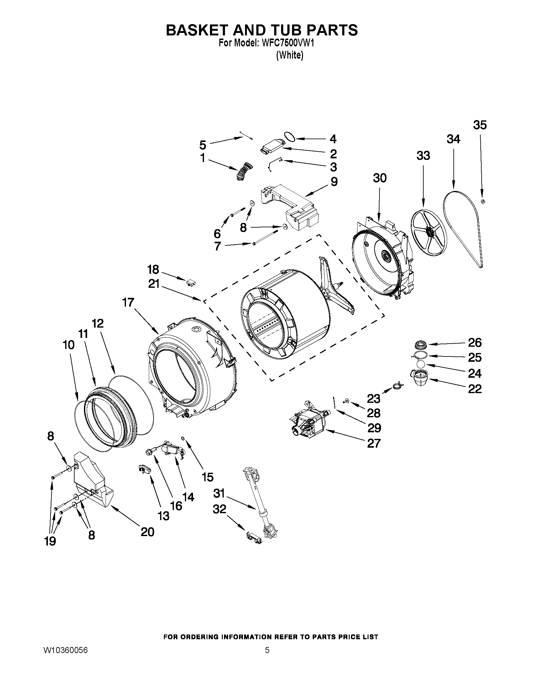 04 - BASKET AND TUB PARTS