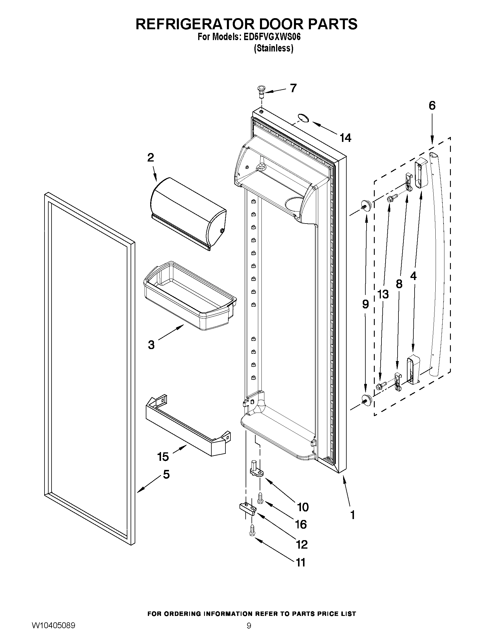 06 - REFRIGERATOR DOOR PARTS