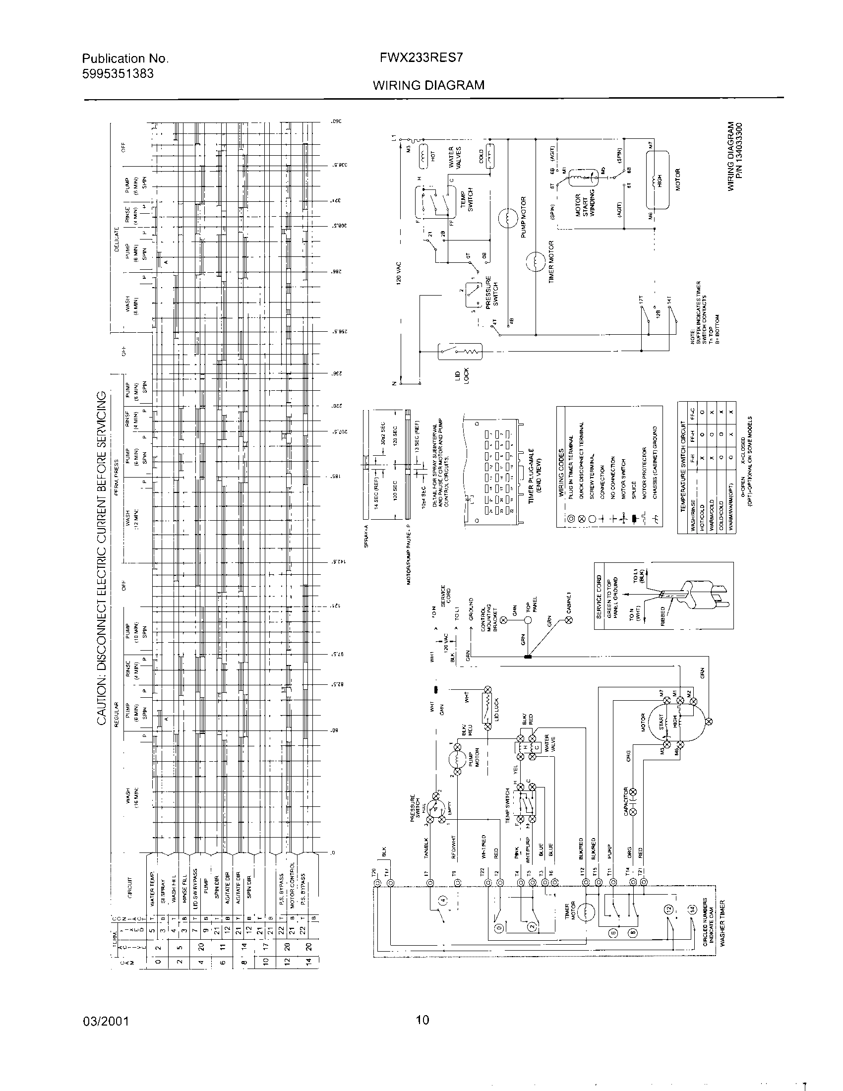10 - 134033300 WIRING DIAGRAM