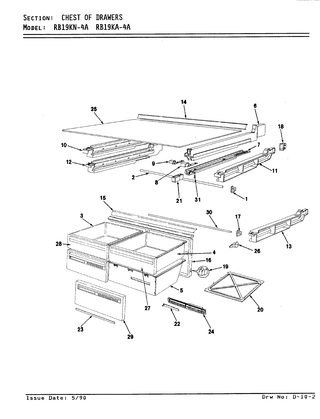 01 - CHEST OF DRAWERS