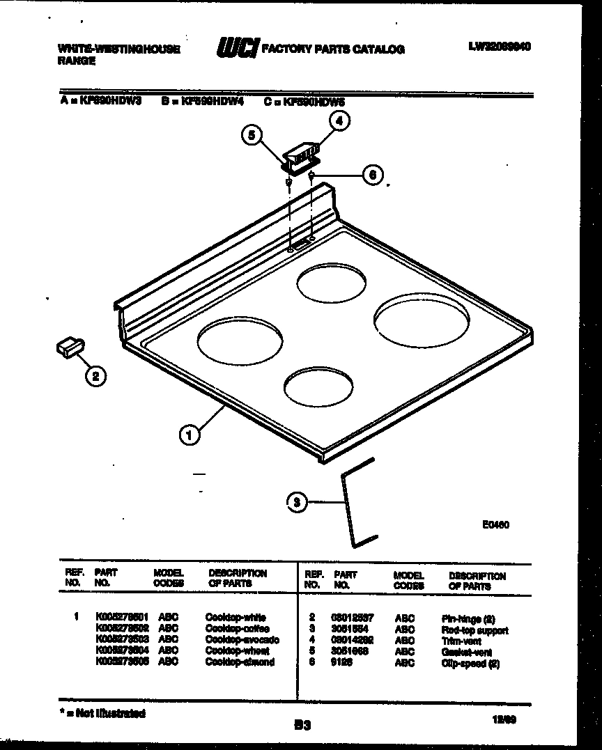 03 - COOKTOP PARTS
