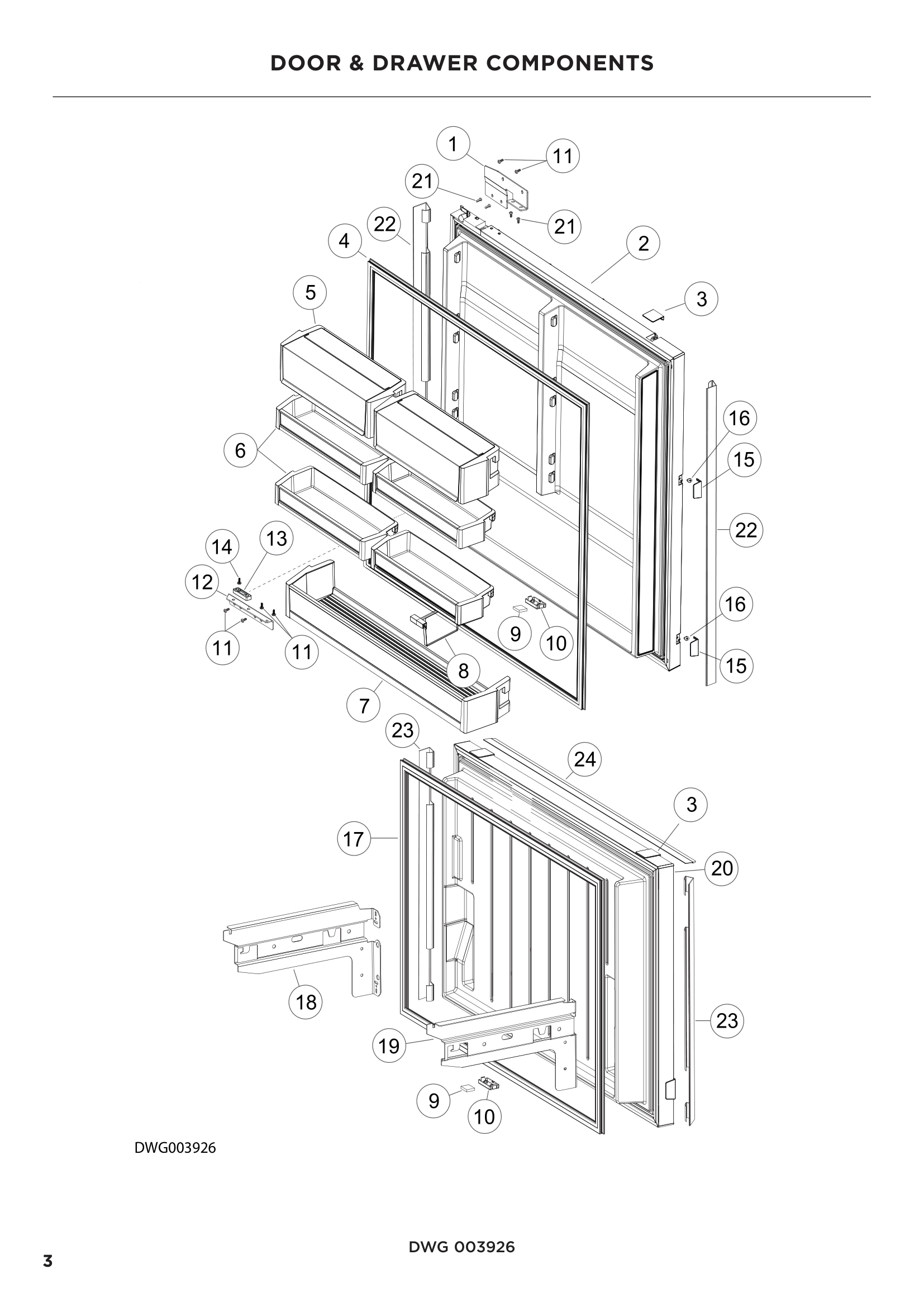DOOR & DRAWER COMPONENTS