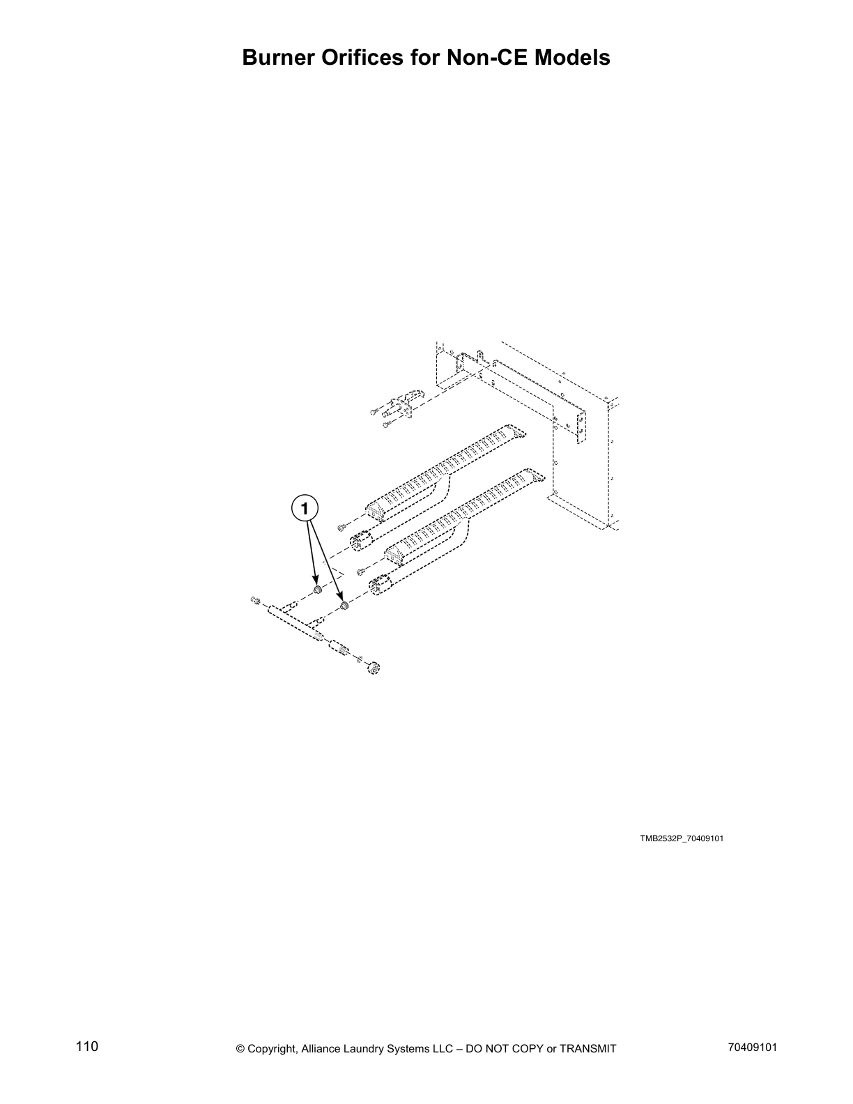 Burner Orifices for Non-CE Models
