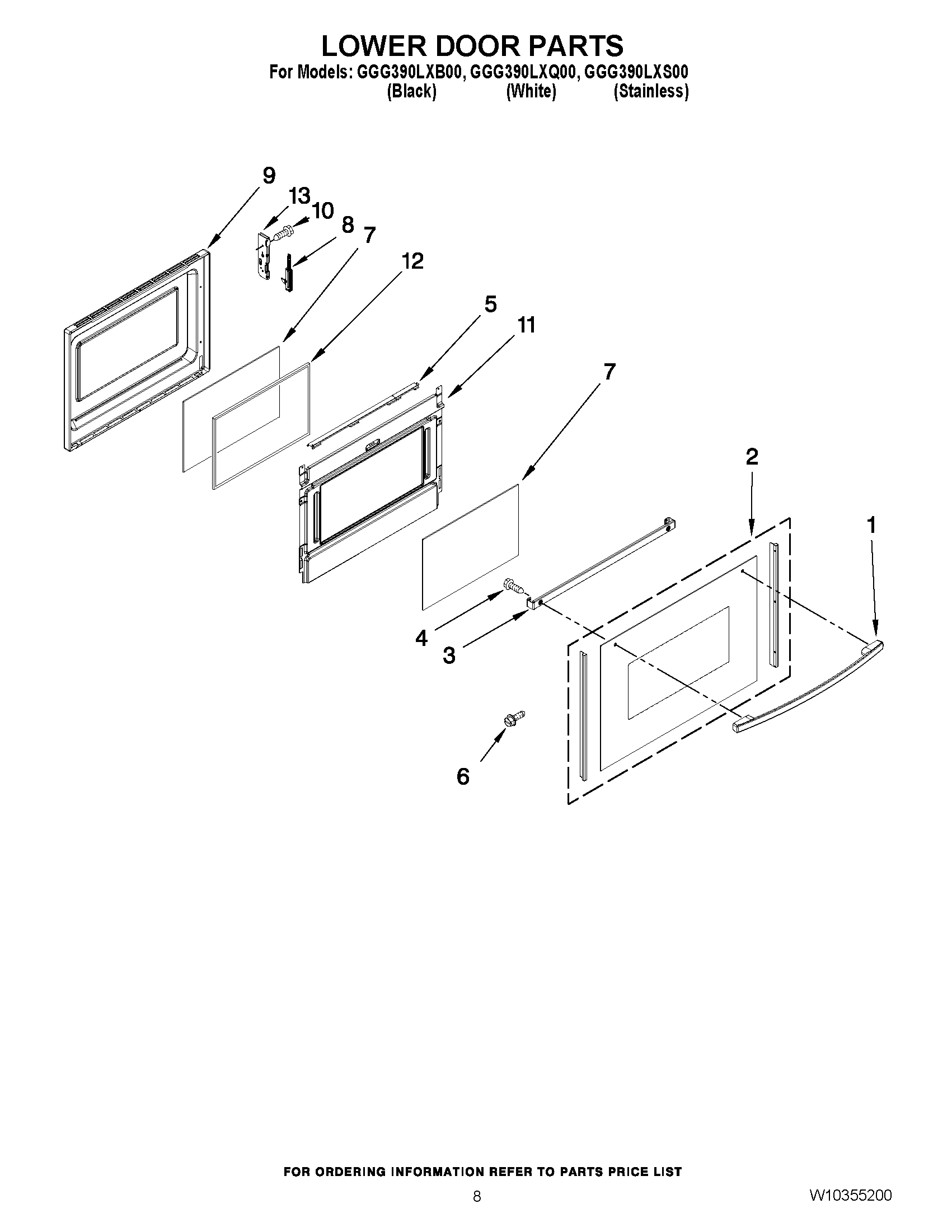 06 - LOWER DOOR PARTS
