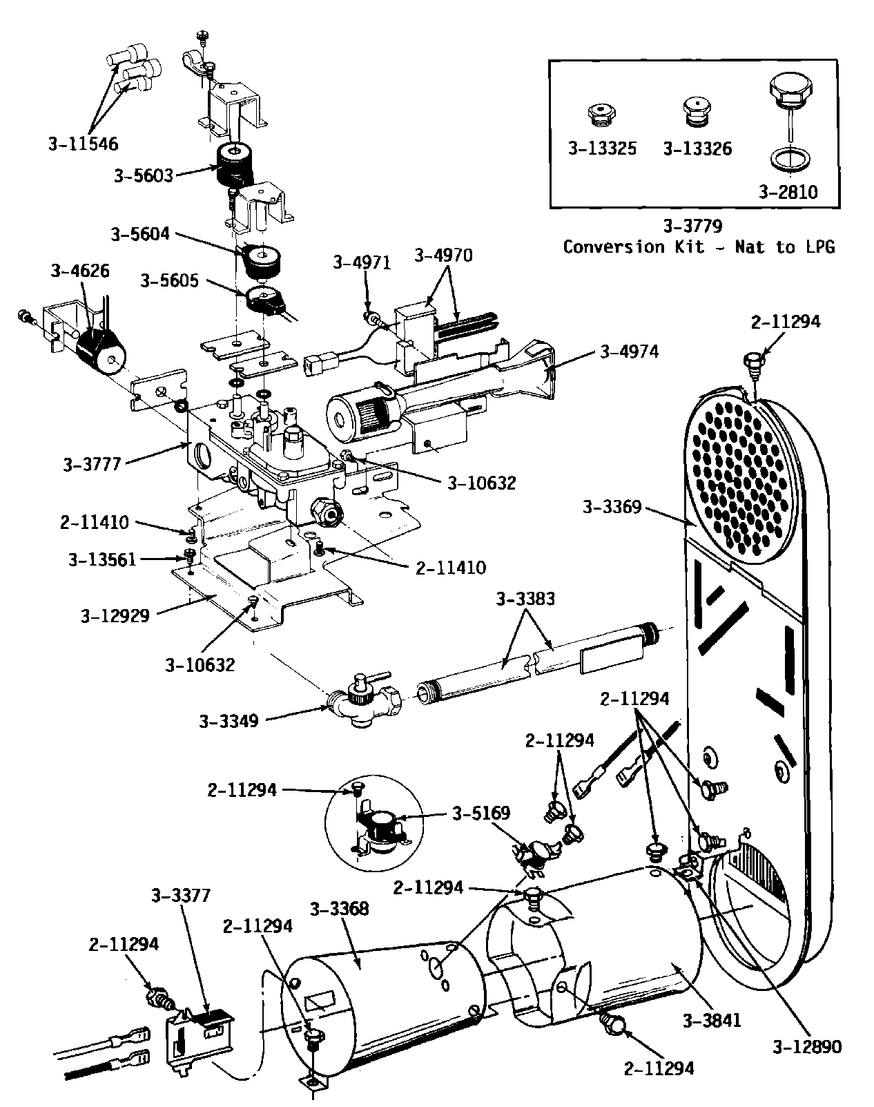 06 - INLET DUCT, GAS VALVE, CONE & EXTENSION