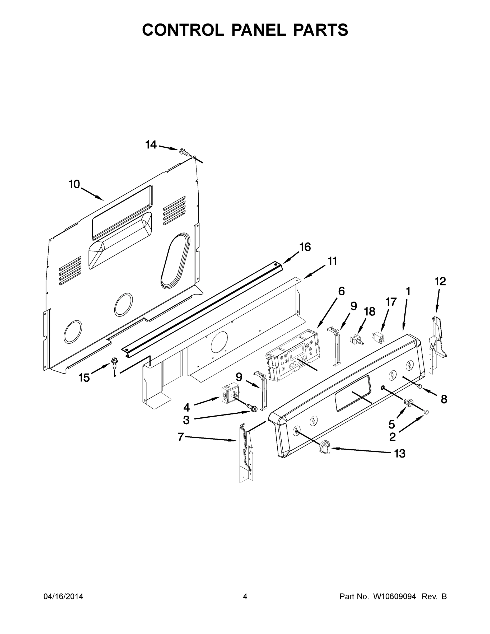 03 - CONTROL PANEL PARTS