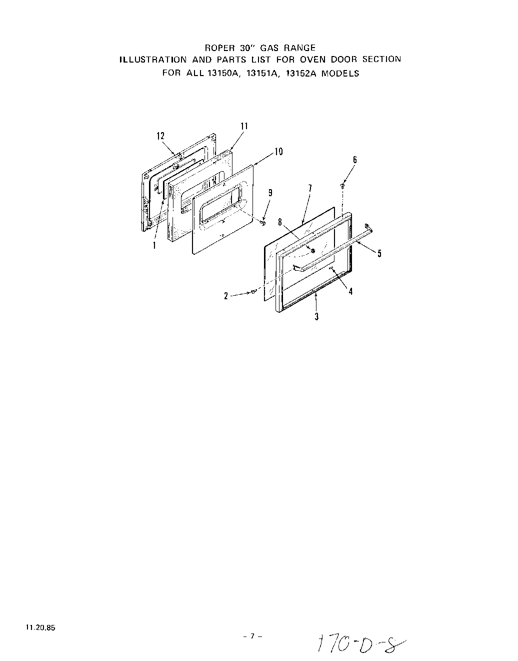 06 - OVEN DOOR