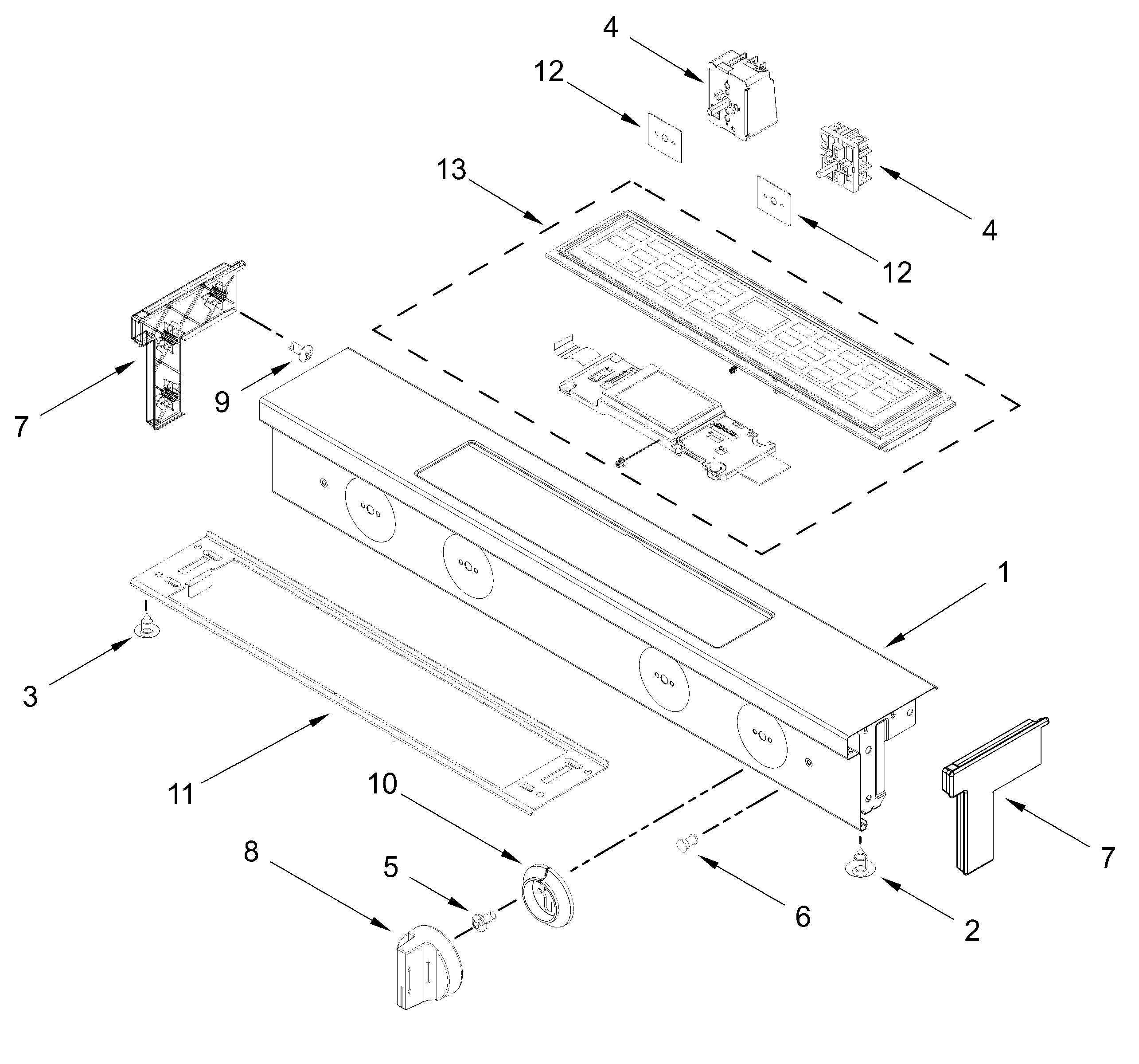 CONTROL PANEL PARTS
