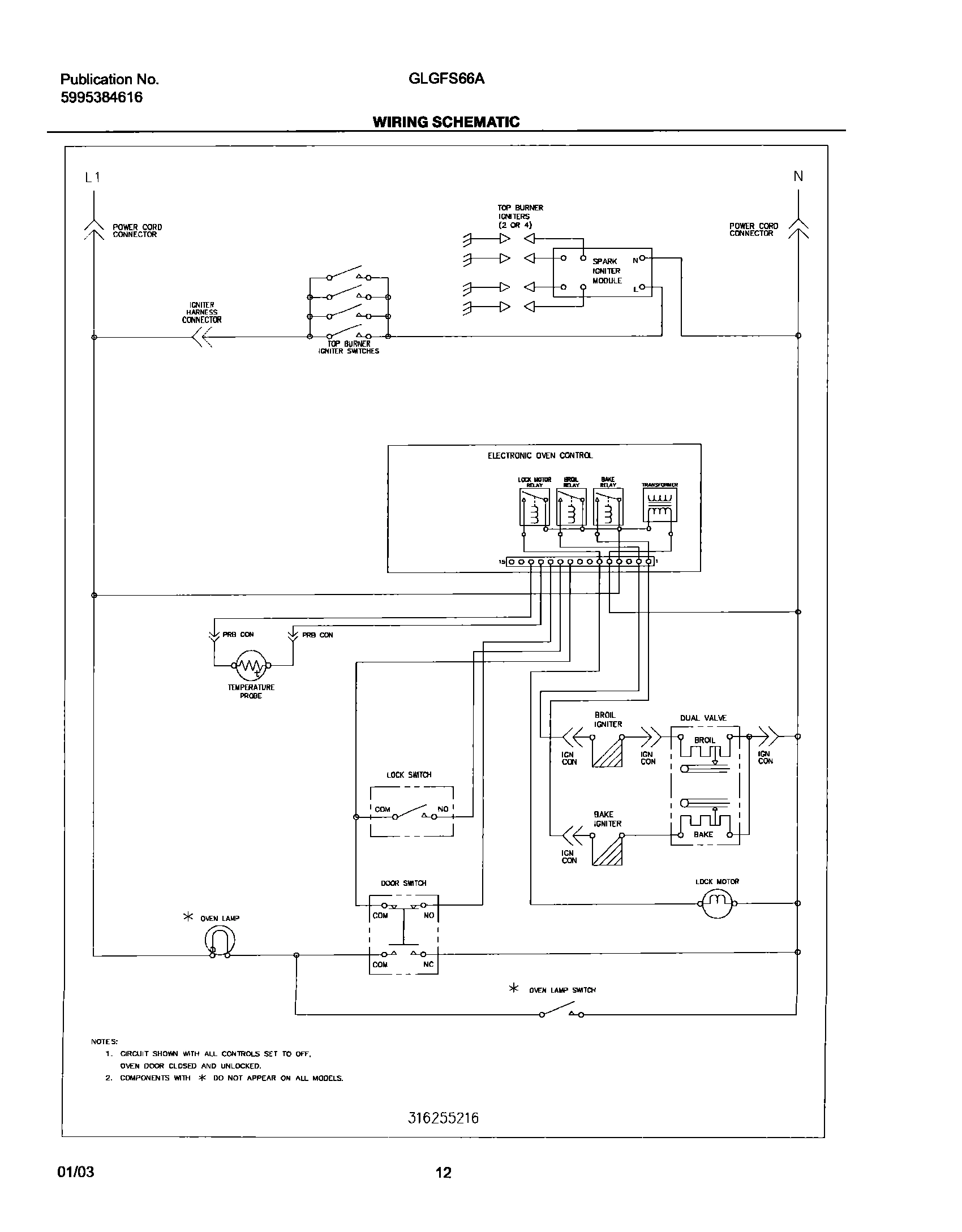 12 - WIRING SCHEMATIC