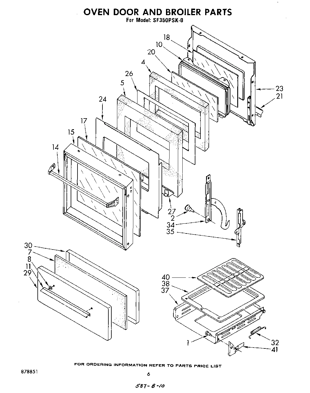 04 - OVEN DOOR AND BROILER