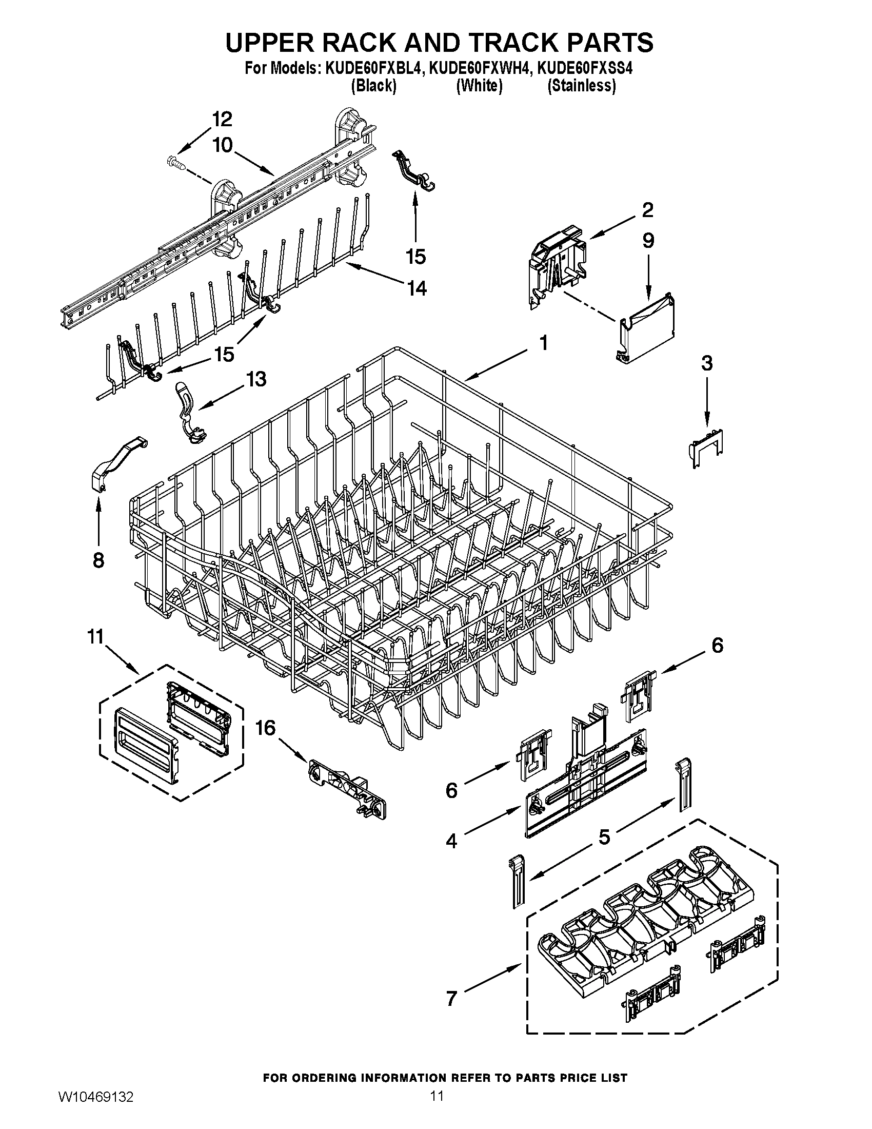 09 - UPPER RACK AND TRACK PARTS