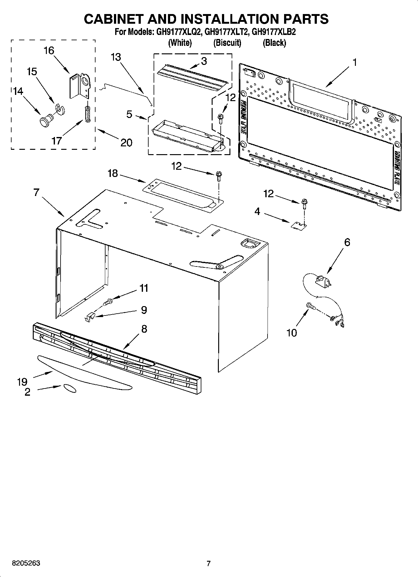 06 - CABINET AND INSTALLATION PARTS