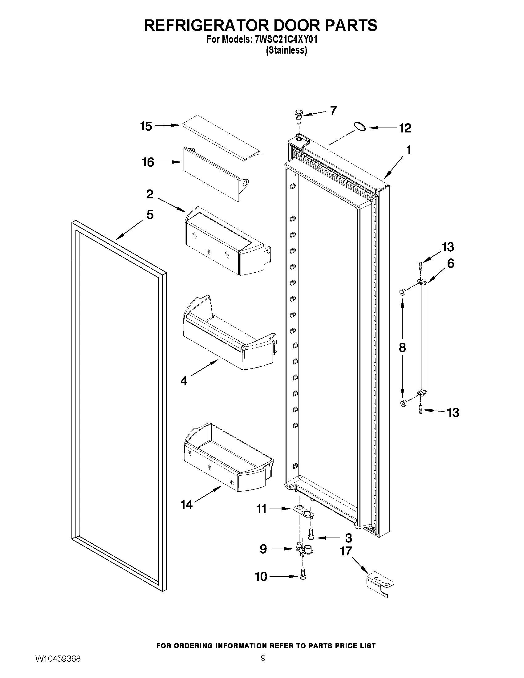 06 - REFRIGERATOR DOOR PARTS