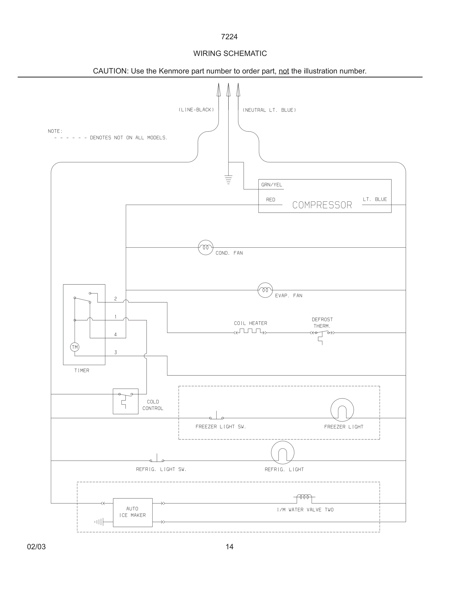 14 - WIRING SCHEMATIC