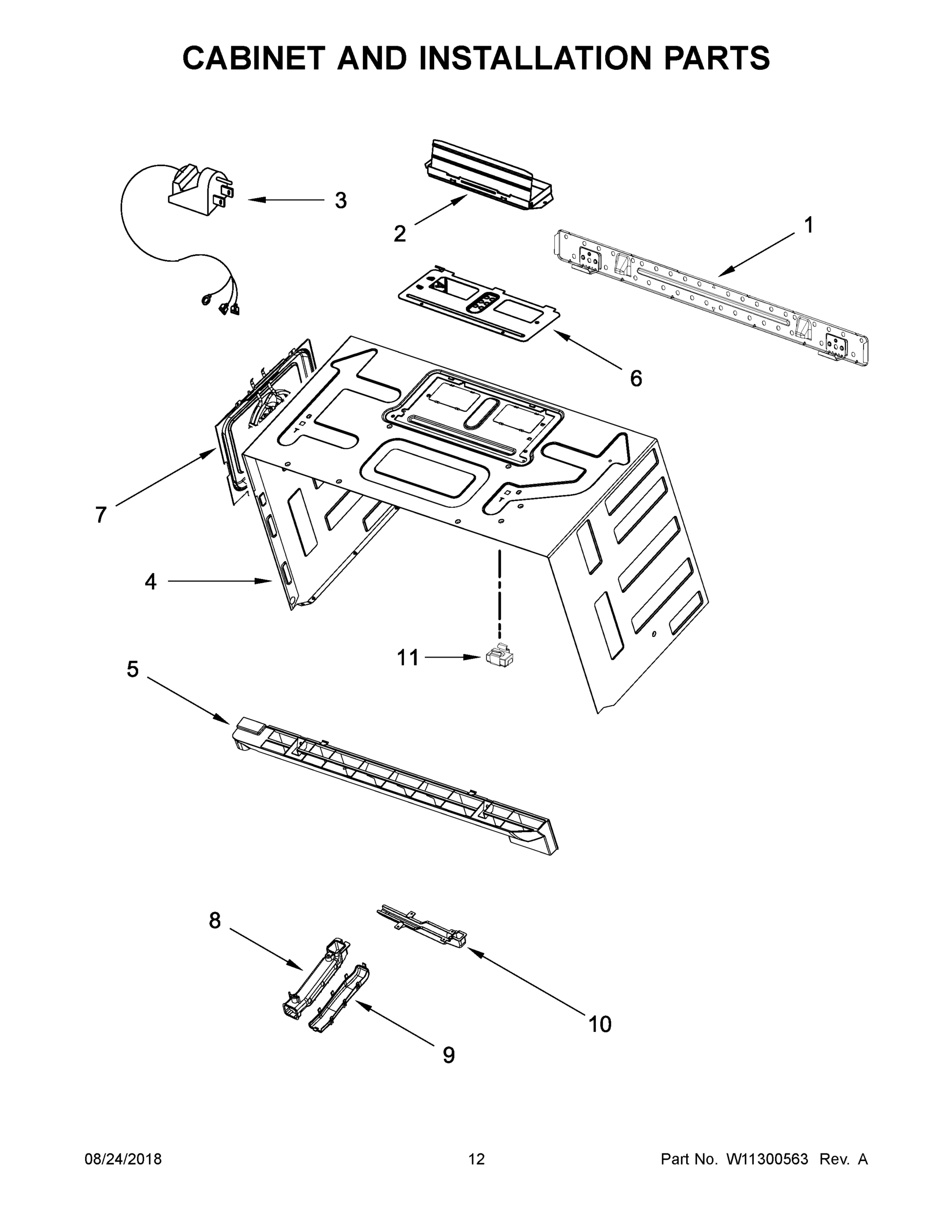 07 - CABINET AND INSTALLATION PARTS