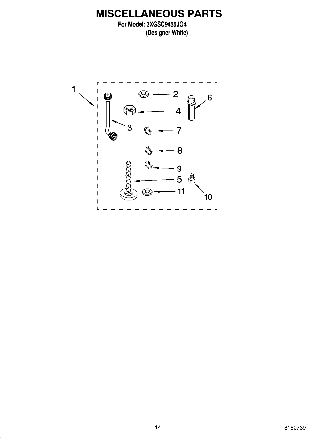 10 - MISCELLANEOUS PARTS, OPTIONAL PARTS (NOT INCLUDED)