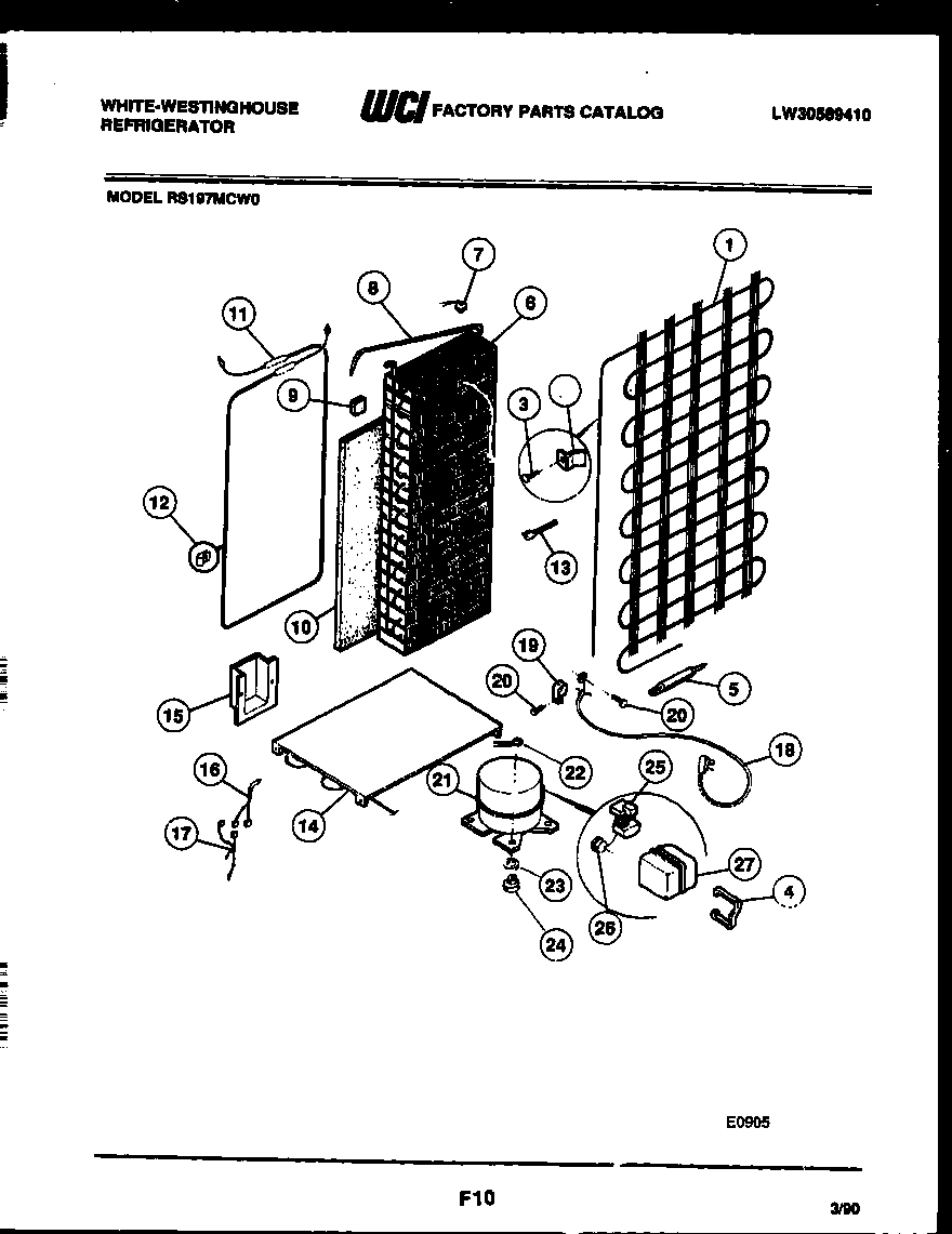 07 - SYSTEM AND AUTOMATIC DEFROST PARTS