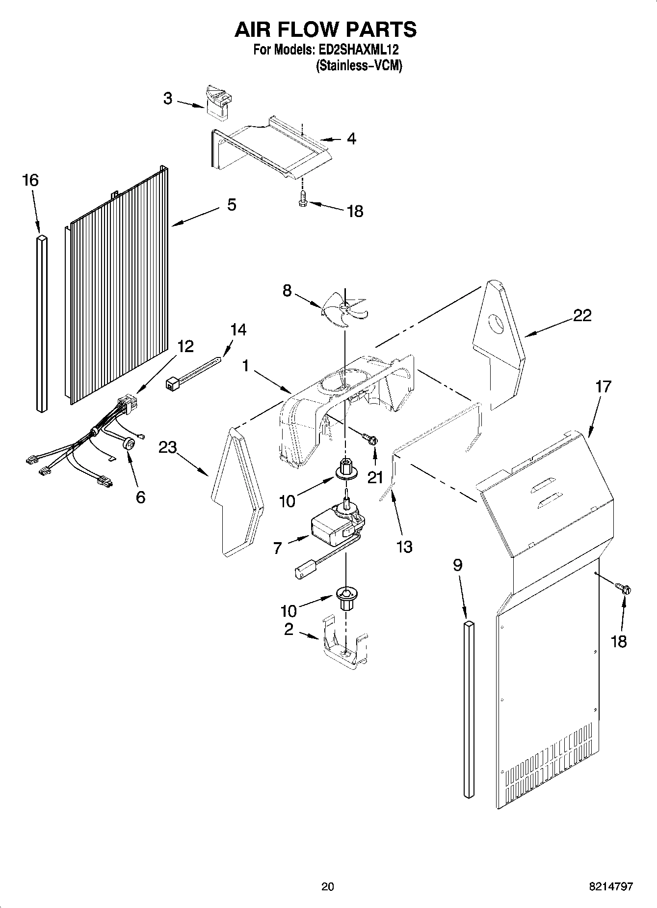 12 - AIR FLOW PARTS, OPTIONAL PARTS