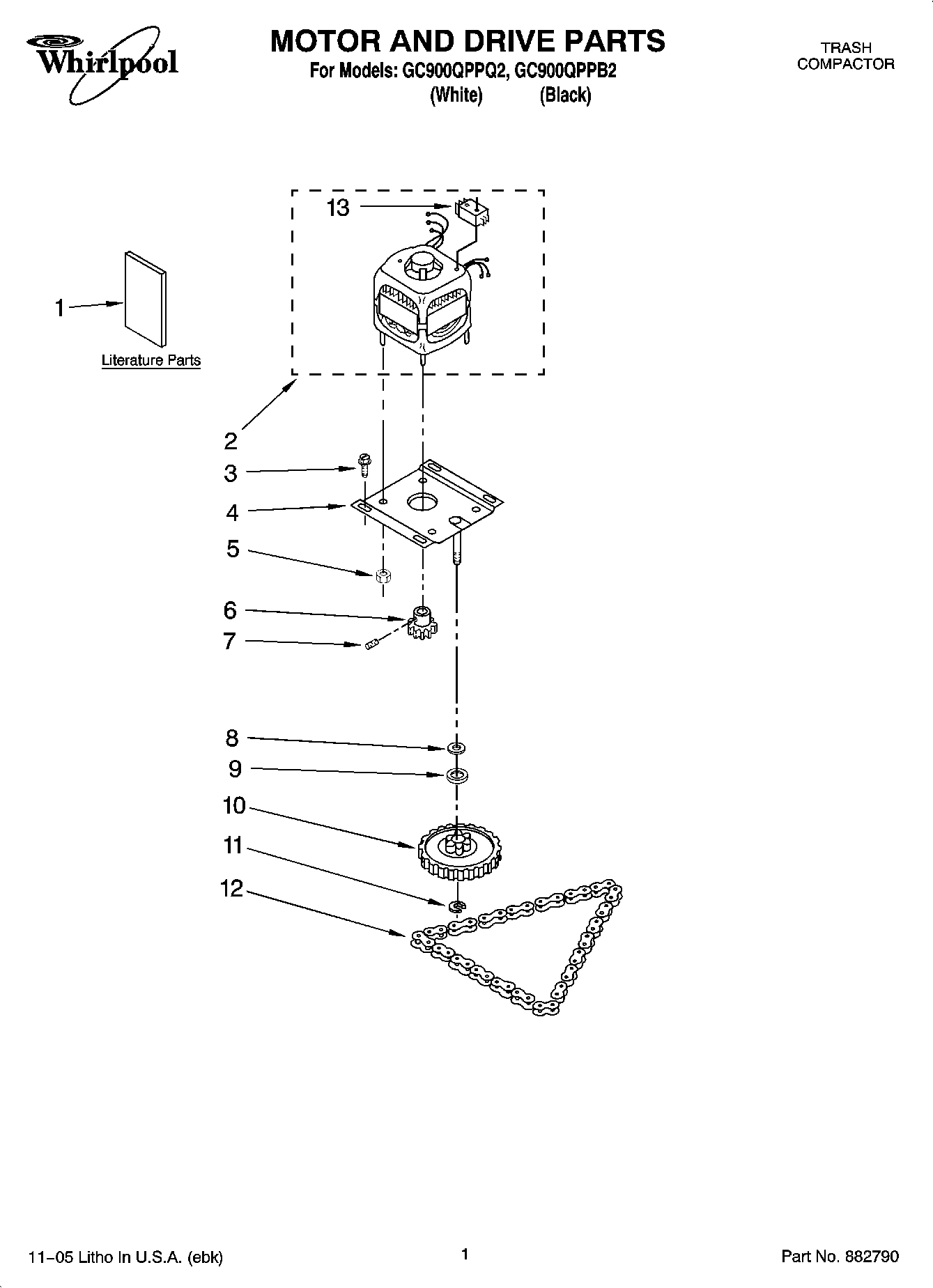01 - MOTOR AND DRIVE PARTS