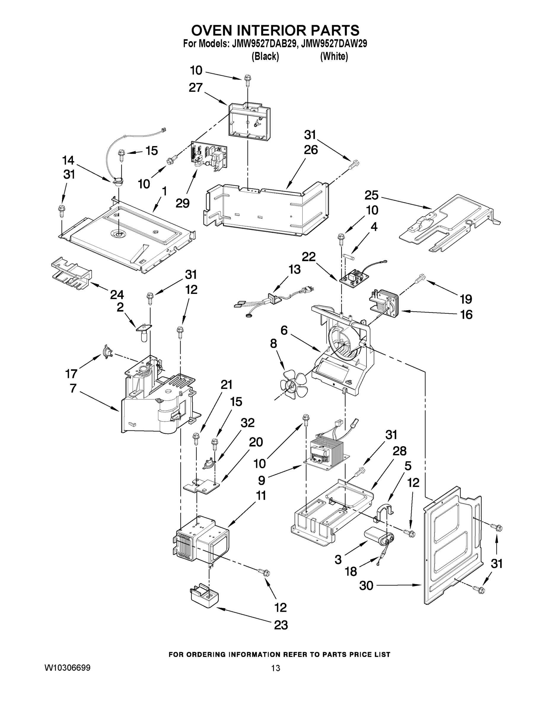 09 - OVEN INTERIOR PARTS