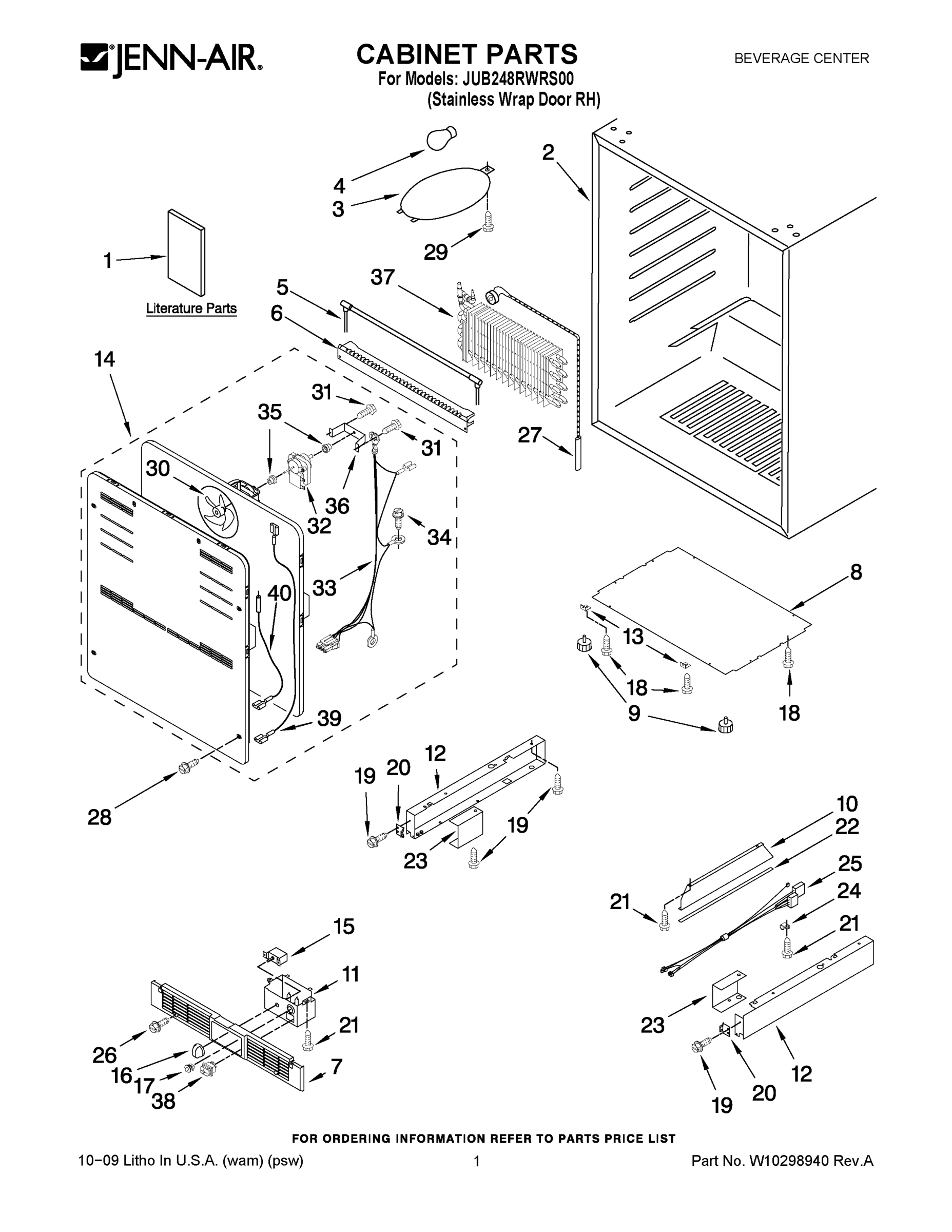 01 - CABINET PARTS