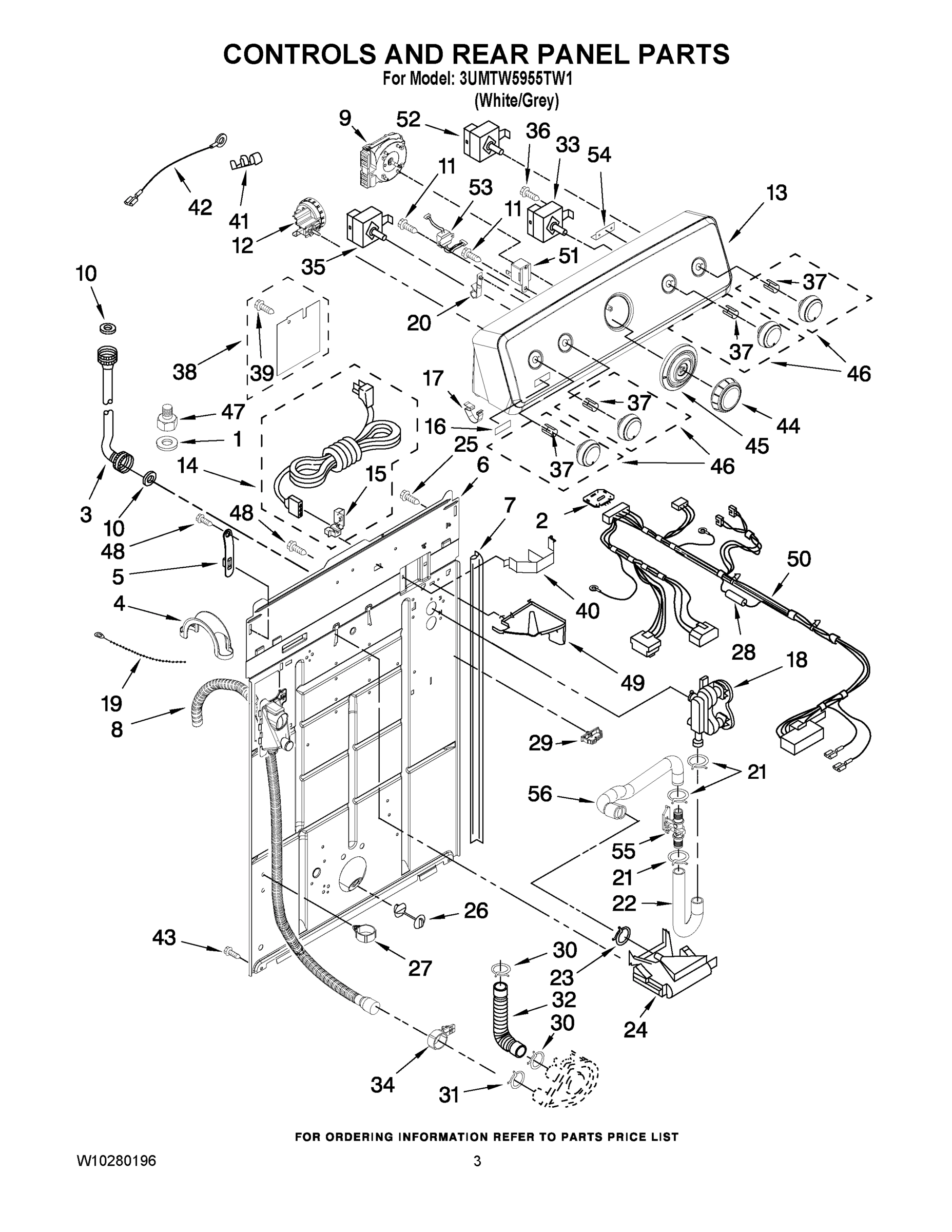 02 - CONTROLS AND REAR PANEL PARTS