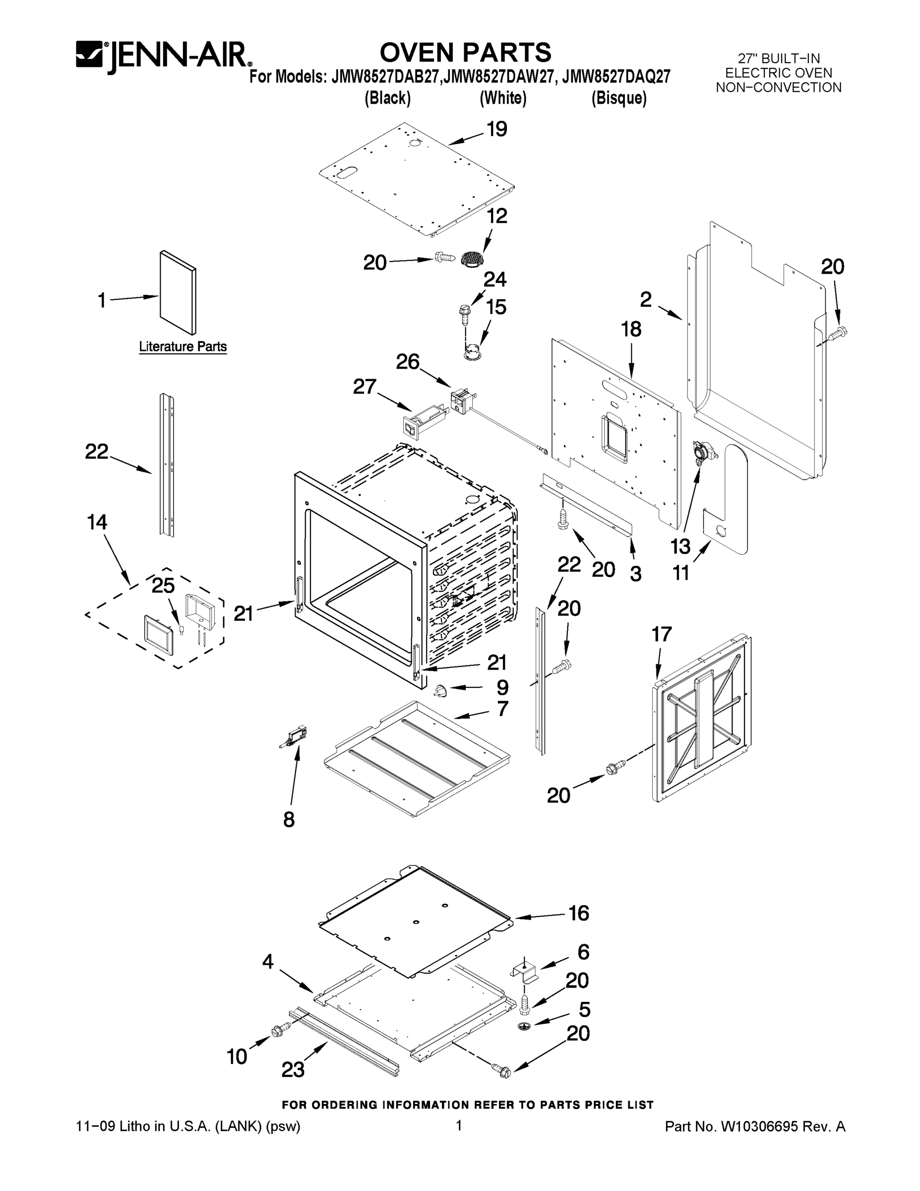 01 - OVEN PARTS