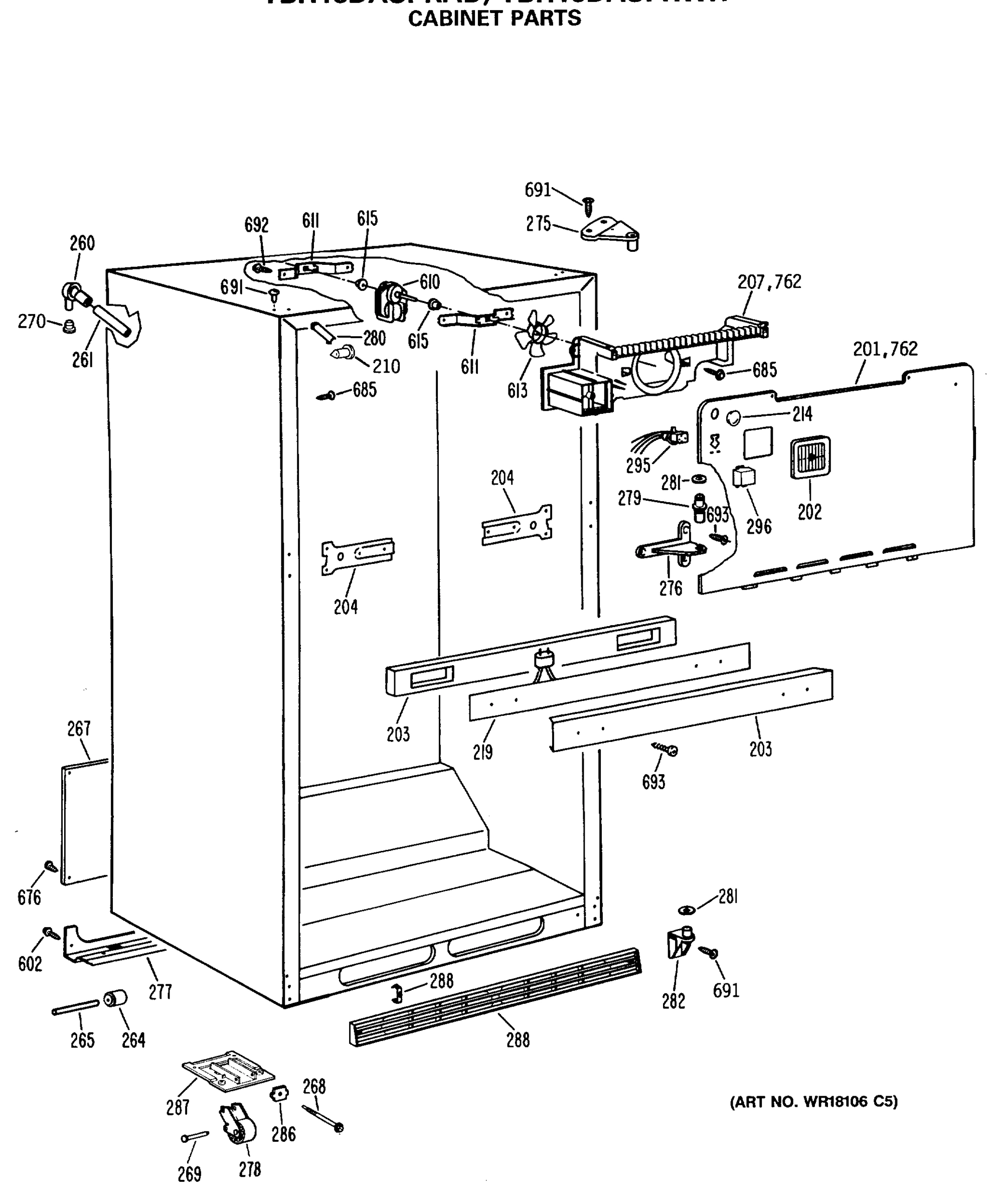 CABINET PARTS