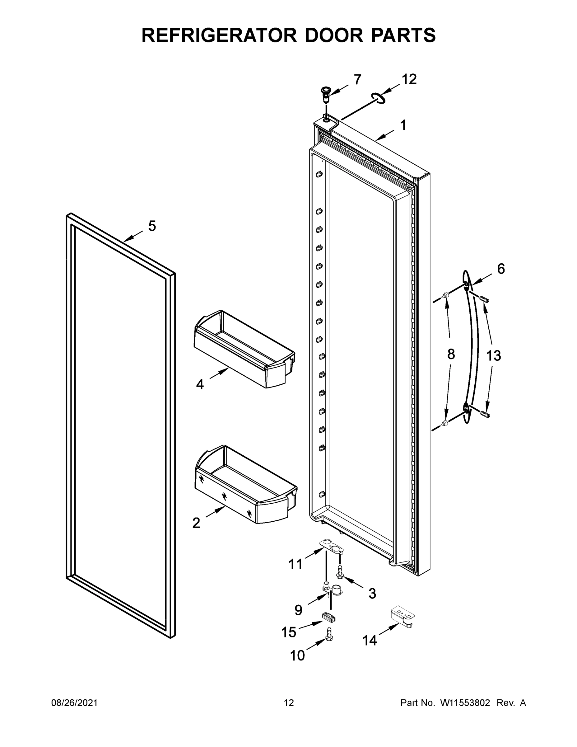 07 - REFRIGERATOR DOOR PARTS