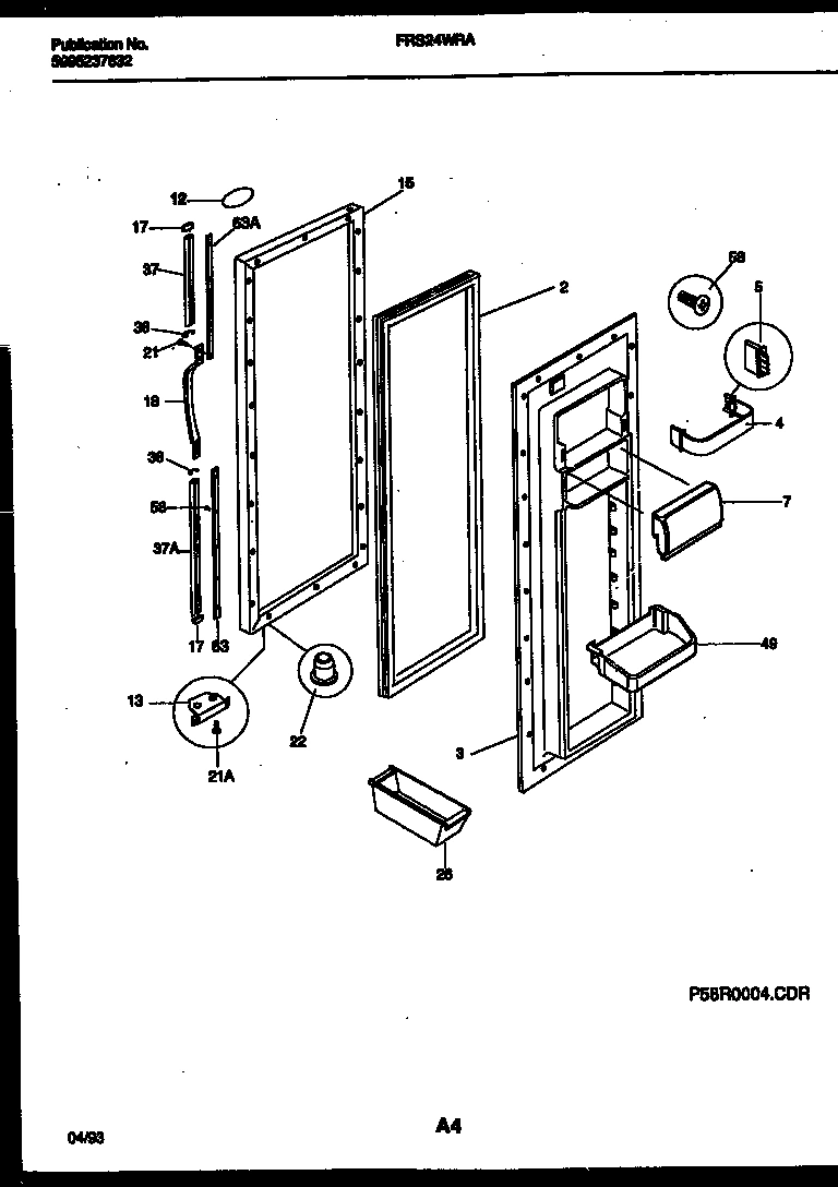 03 - REFRIGERATOR DOOR PARTS