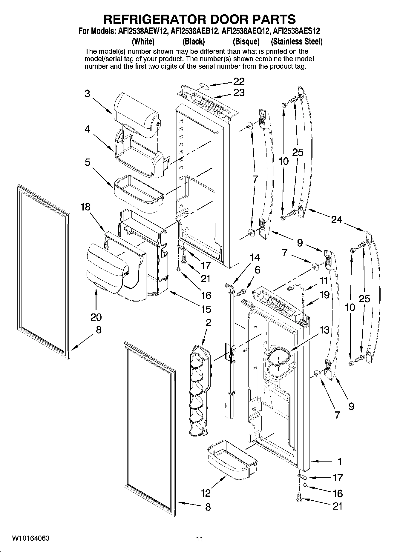 06 - REFRIGERATOR DOOR PARTS