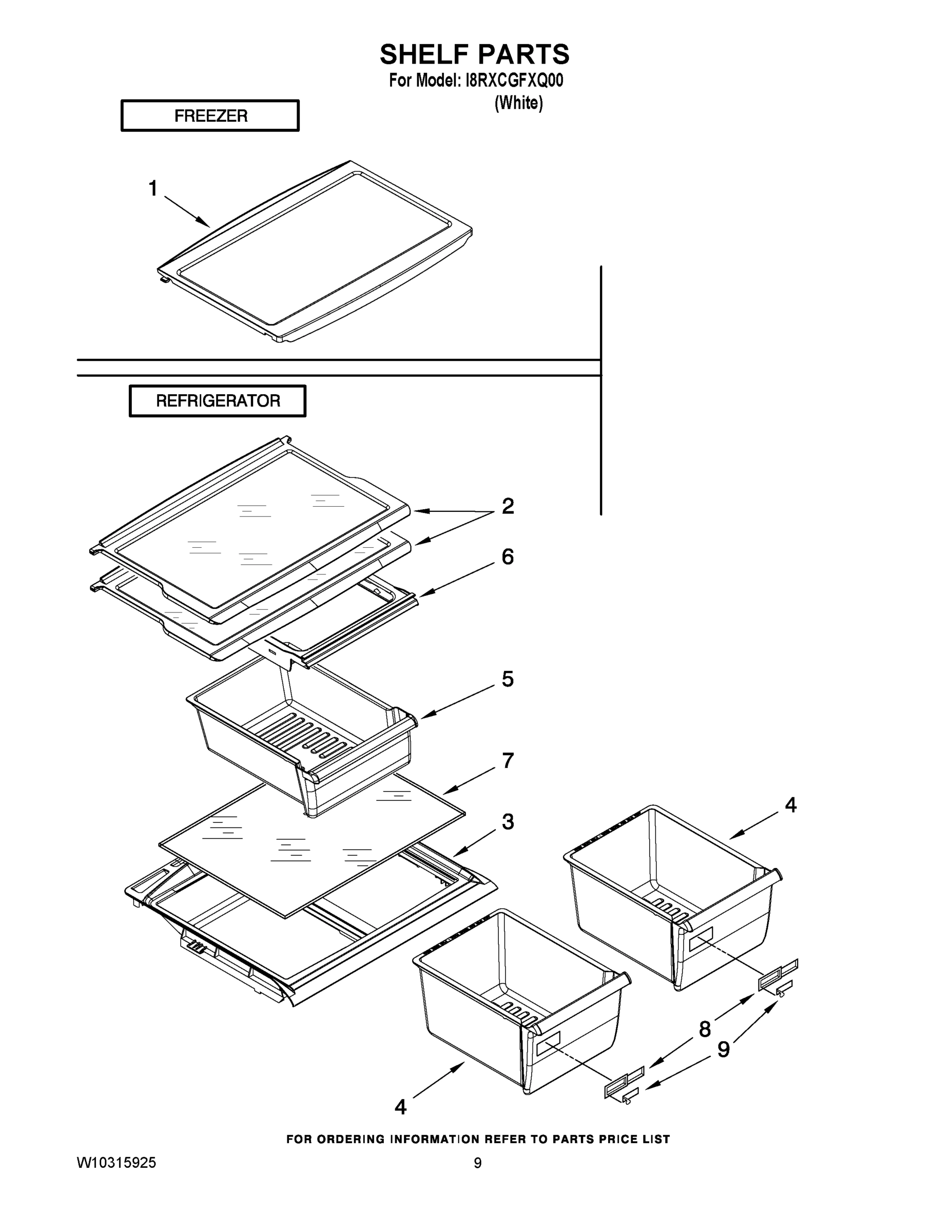 05 - SHELF PARTS